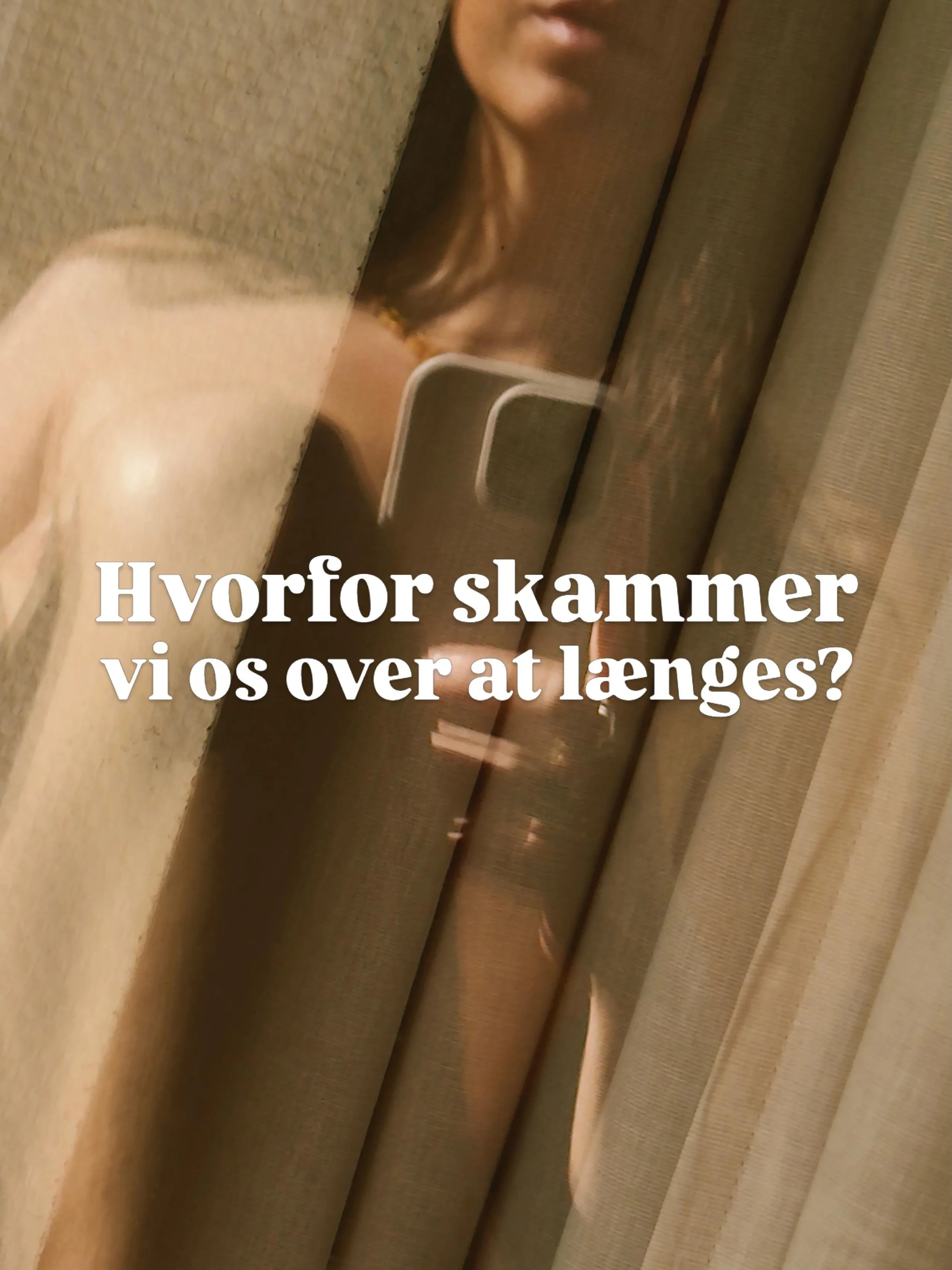 Hvorfor skammer vi os over at l&aelig;nges? 
- Efter n&aelig;rhed. K&aelig;rlighed. Efter at m&aelig;rke livet pulsere. Efter at f&oslash;le os set, h&oslash;rt, m&oslash;dt og m&aelig;rket. 🧡

I l&aelig;ngslerne bor dr&oslash;mmene og drivkraften t