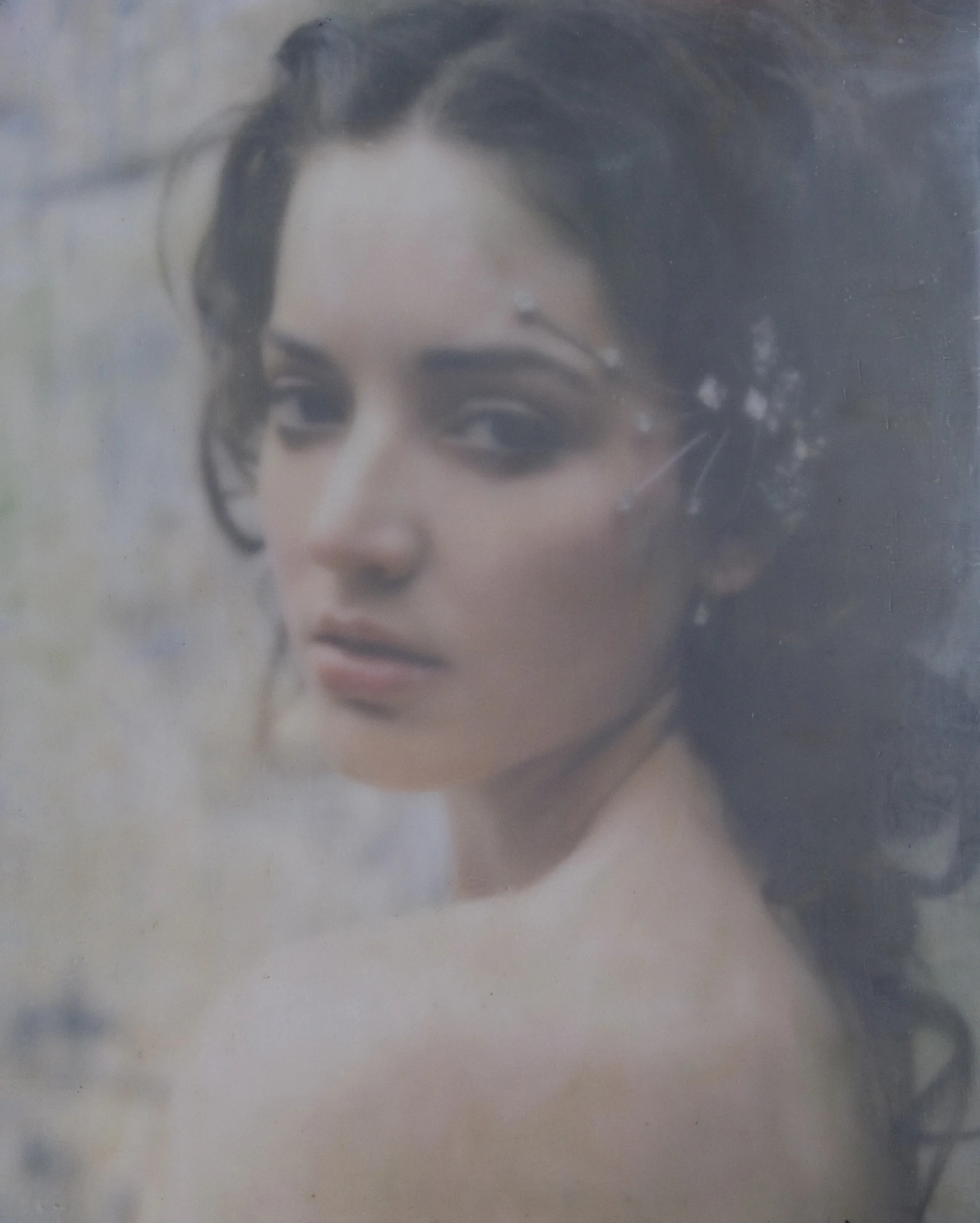 Brushed Wax on Paper