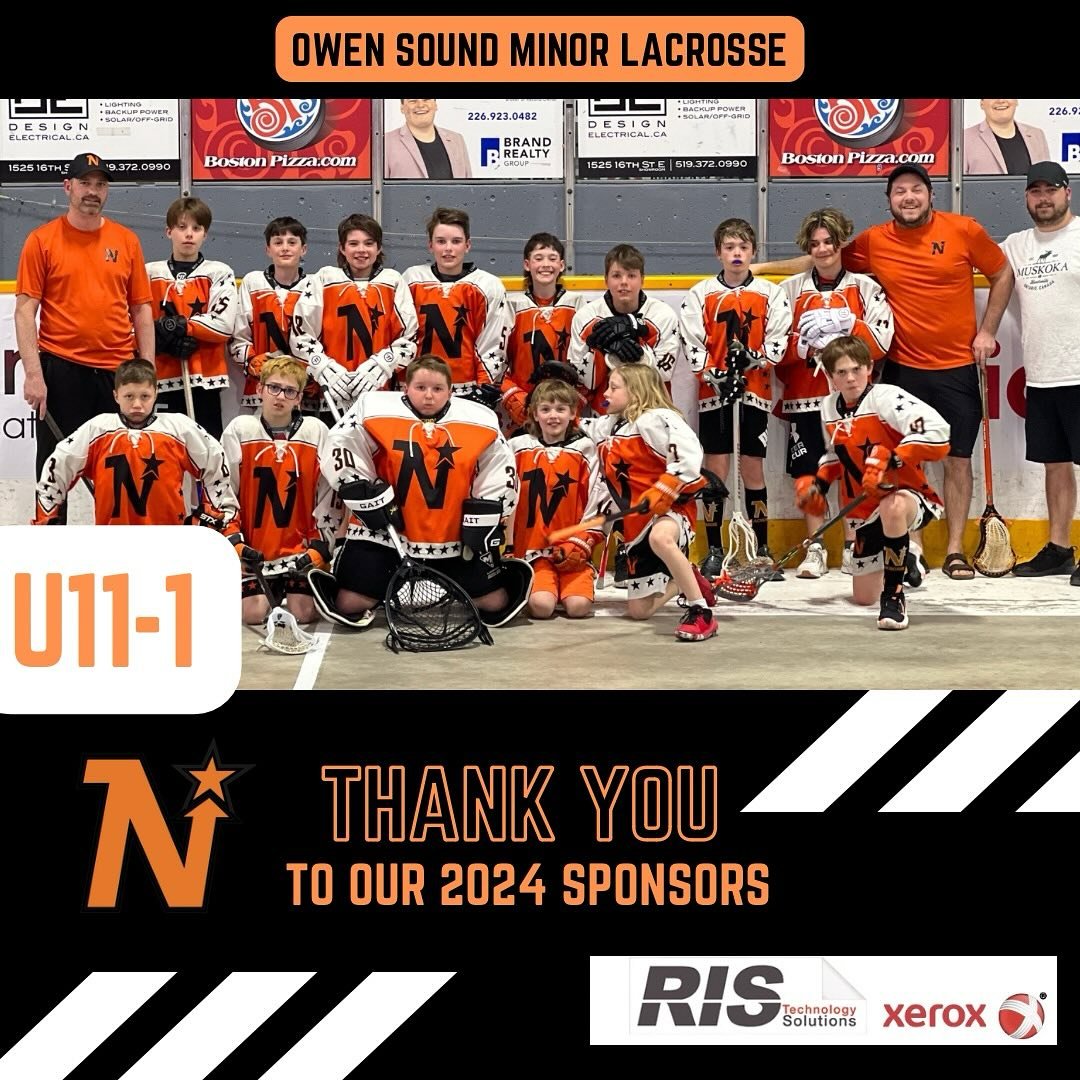 Thank you to RIS Solutions Xerox for another year supporting our 11-1 Team! 🥍