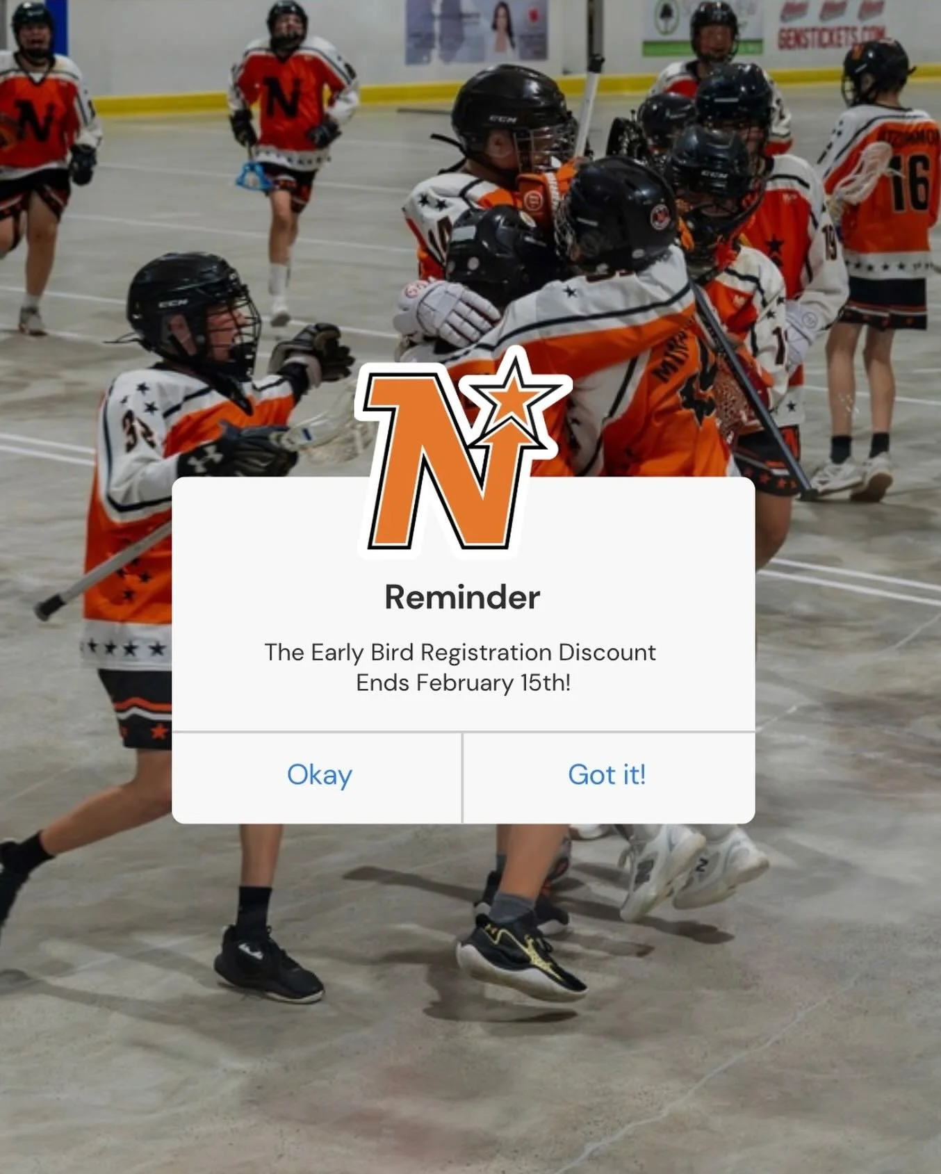 ⏳ Time&rsquo;s almost up!

Early Bird registration for the upcoming lacrosse season ends February 15th 🥍⭐
Save now and be part of the North Stars this season!

🔗 www.OSML.ca/register

#OSML #NorthStars #LacrosseSeason