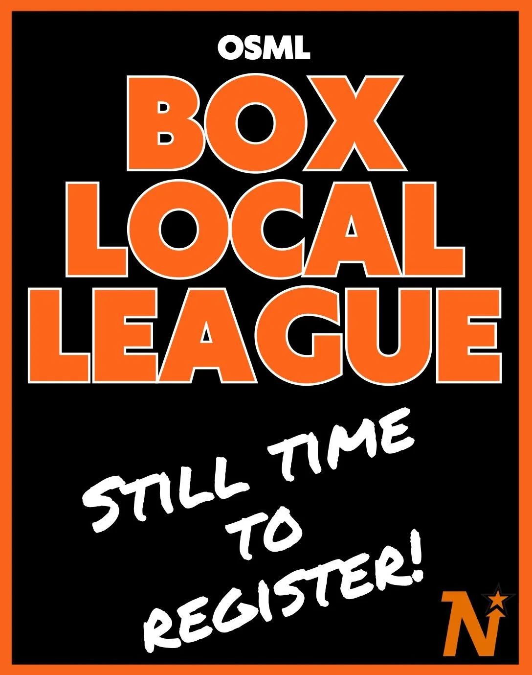 🥍 OSML BOX LOCAL LEAGUE 🥍

There&rsquo;s still time to register!
We&rsquo;re looking for more players to join us this season&mdash;everyone welcome, no experience needed.

📍 Bayshore Community Centre

Come out, learn the game, and have fun!

#OSML