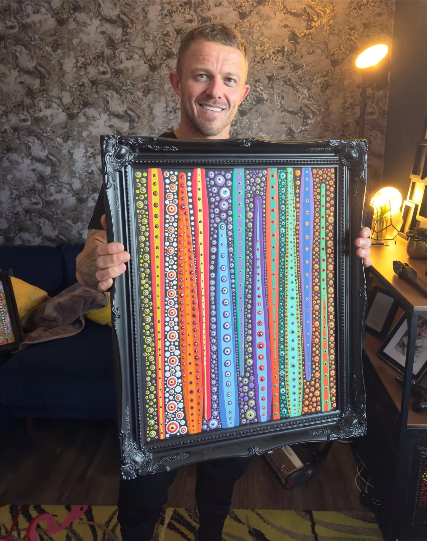 *SOLD* Really pleased to deliver this to @adamharrismusicuk earlier this week and see it in its new home! 

Thanks so much for the support mate! 🙏

If you&rsquo;re interested in seeing my art or are interested in a commission please take a look at m