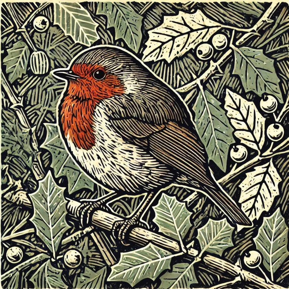 Coaster Robin White Berries B14