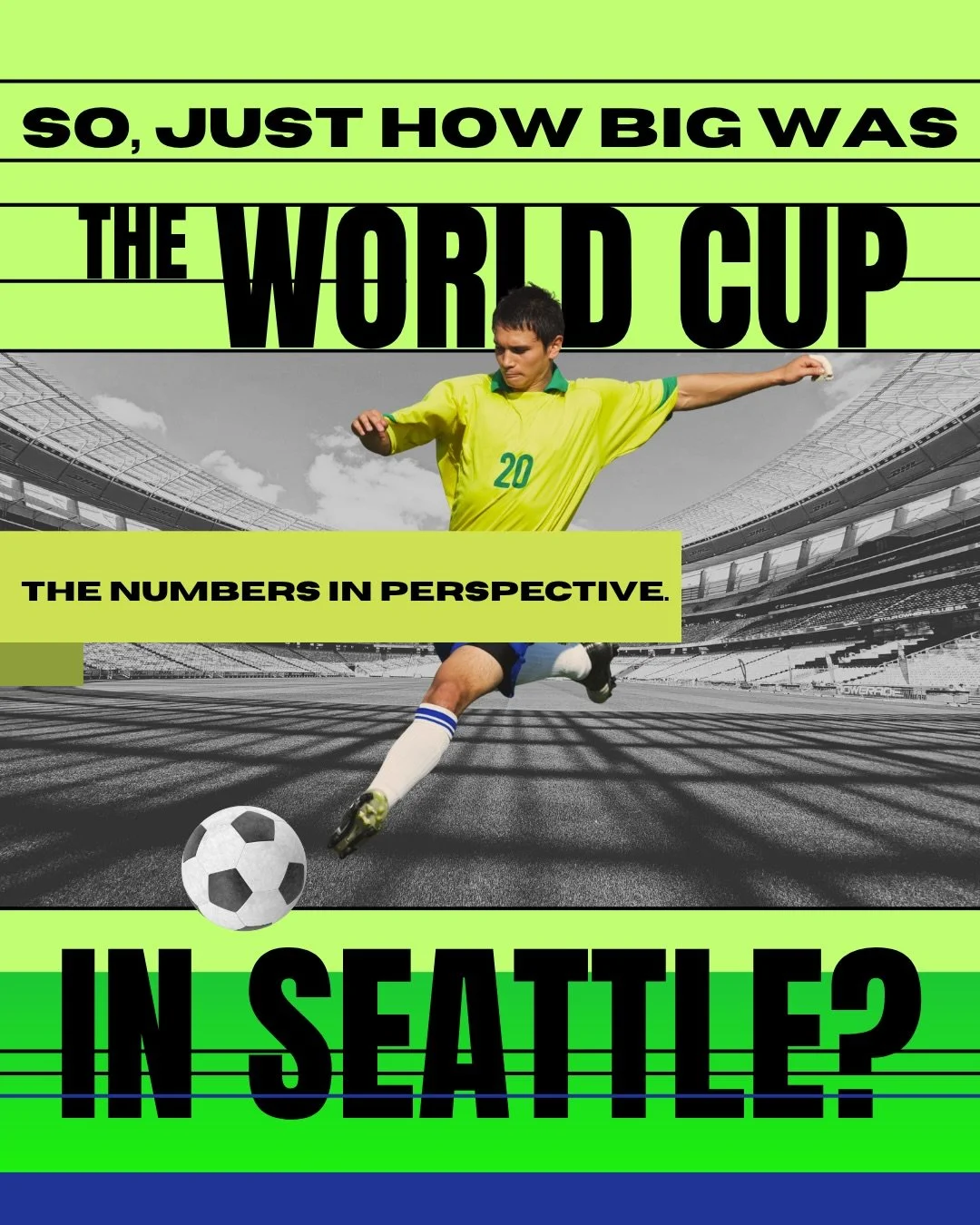 💚💙Seattle didn&rsquo;t just host the FIFA World Cup for 6 matches, we welcomed the world and put it on the map!!!🗺️📍🎆 

Over just two weeks, the entire region saw:
⚽ 750,000+ fans at official Fan Celebrations
🚈 1.1 million transit rides during 