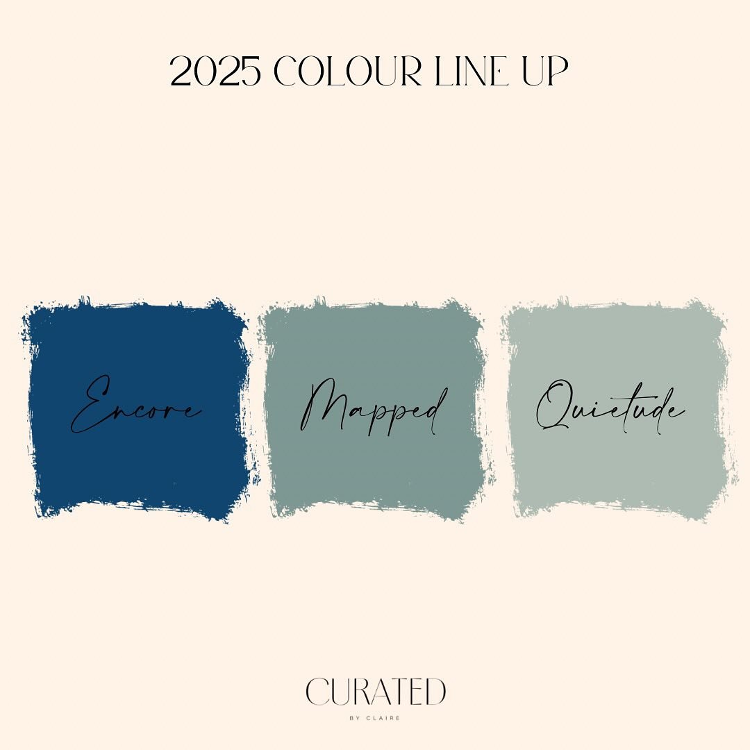 Colour of the year 2025 continues with Team Calm! These tones are all making me want to kick back and relax! 

Looking for a little more zen in your spaces, let&rsquo;s chat about a Glow Up package to see how you can use these tones in your home! 

#