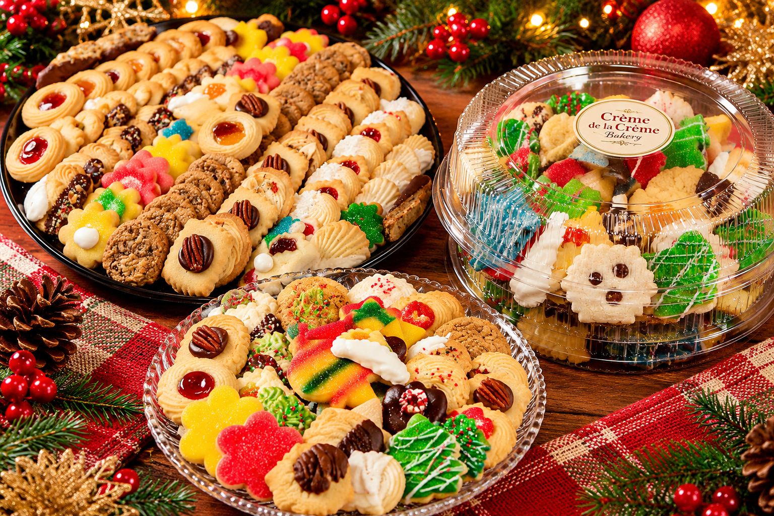 Tea Cookie Trays — 9-Inch, 12-Inch & 18-Inch
Serve an assortment of sweet tea cookies at Thanksgiving dinners, holiday parties and family celebrations. Available in 9-inch, 12-inch and 18-inch sizes, our cookie trays make it easy to choose the right 