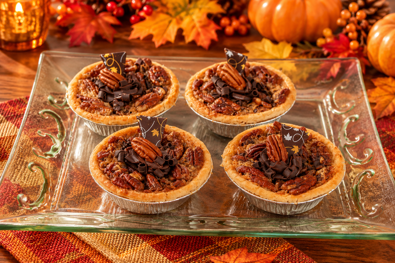 Individual Pecan Tart
Enjoy the classic flavor of pecan tart in an individual serving. Featuring a rich pecan filling in a buttery pastry crust, this petite dessert is perfect for personal servings, Thanksgiving gatherings and holiday entertaining.
