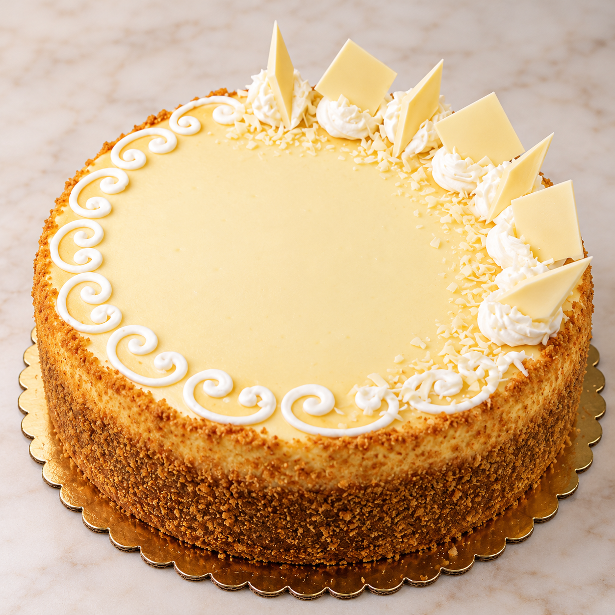 New York Cheesecake — 6-Inch & 9-Inch
Serve a timeless favorite this Thanksgiving with our classic New York cheesecake. Available in 6-inch and 9-inch sizes, this rich and creamy dessert is perfect for family dinners, holiday parties and festive gath