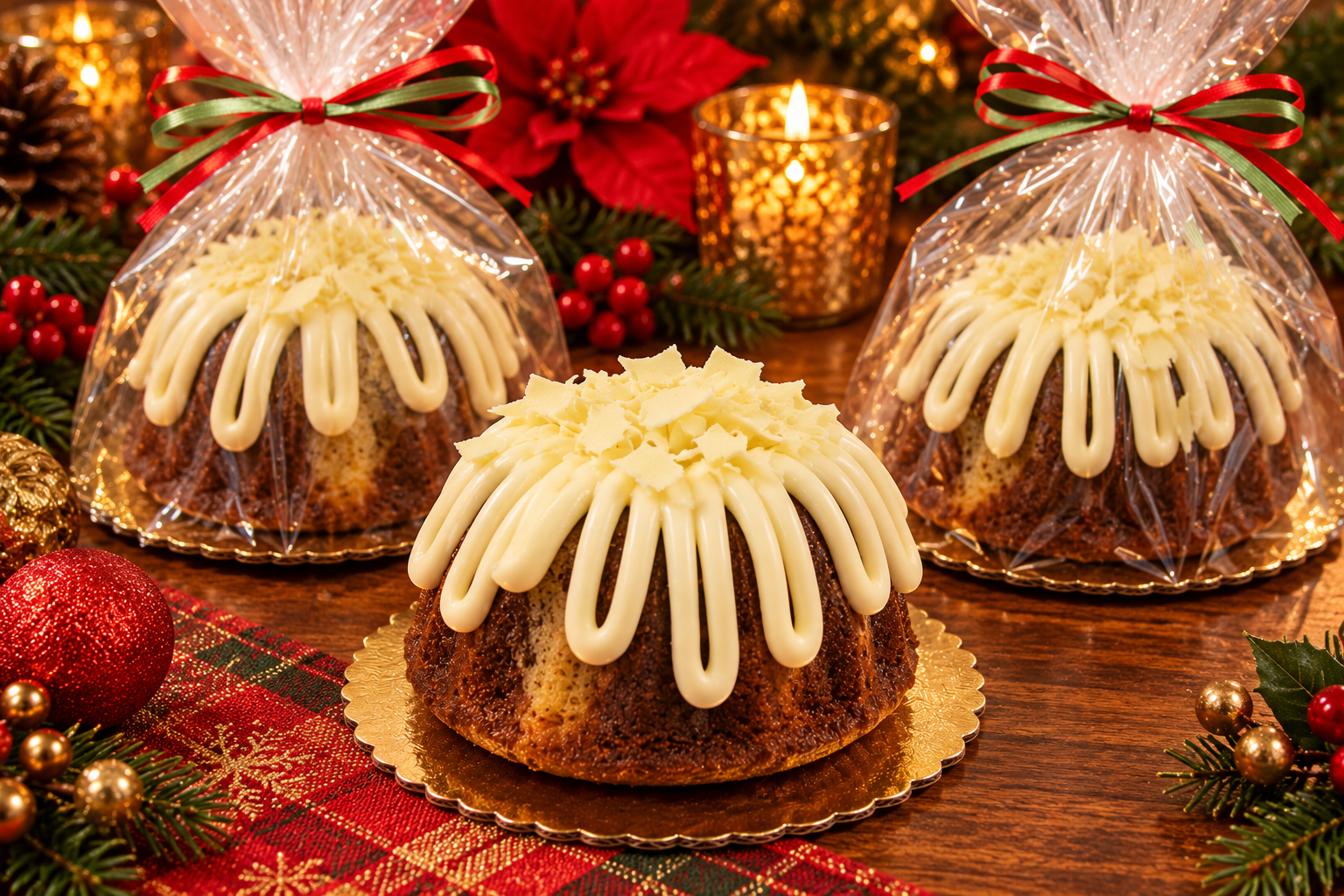 Pumpkin Swirl Bundt Cake & Chocolate Swirl Bundt Cake
Add a festive touch to your Thanksgiving dessert table with our swirl Bundt cakes. Choose pumpkin swirl for the flavors of fall or chocolate swirl for a rich chocolate treat. Both are delicious ch