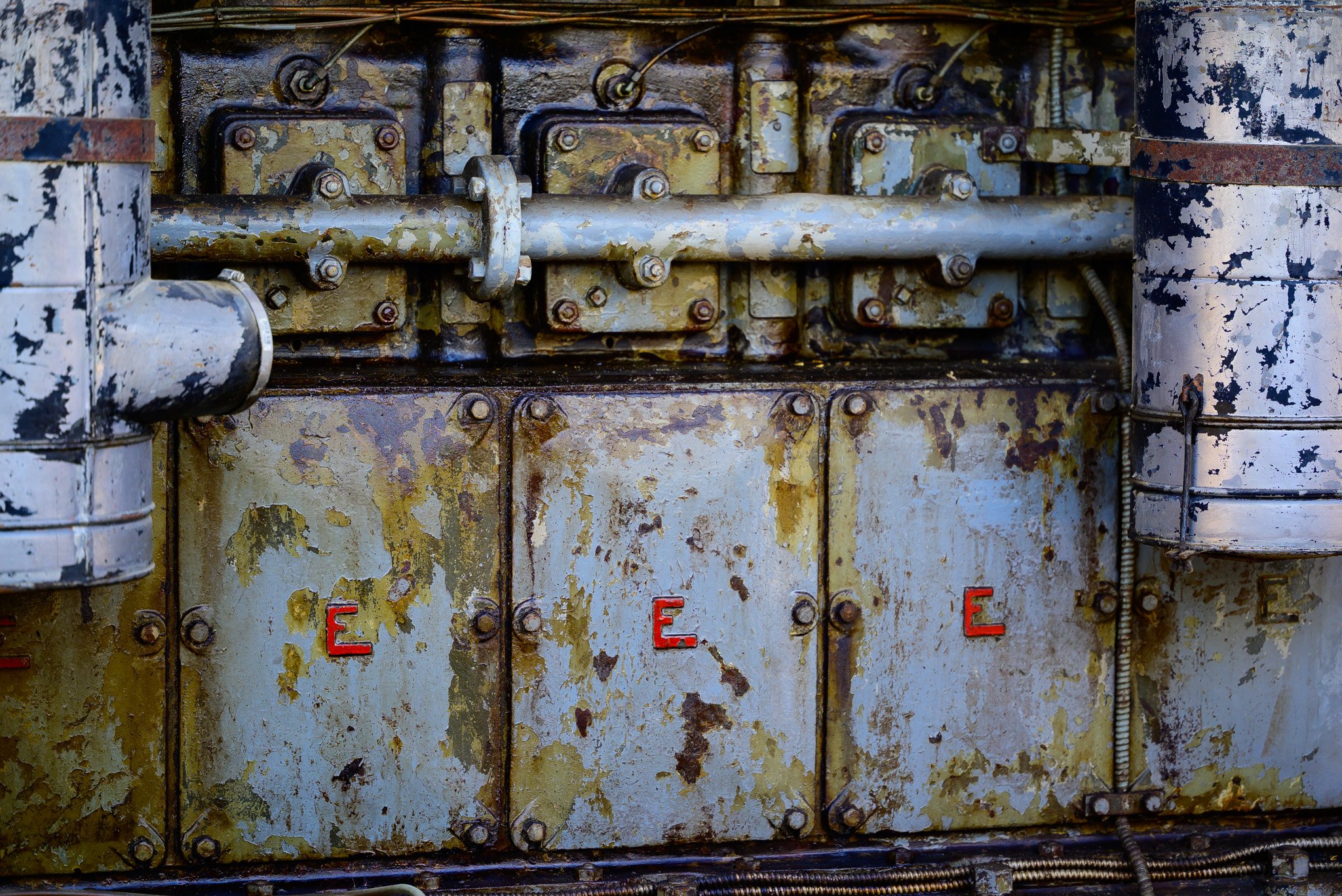 Old engine, museum, Vista, CA