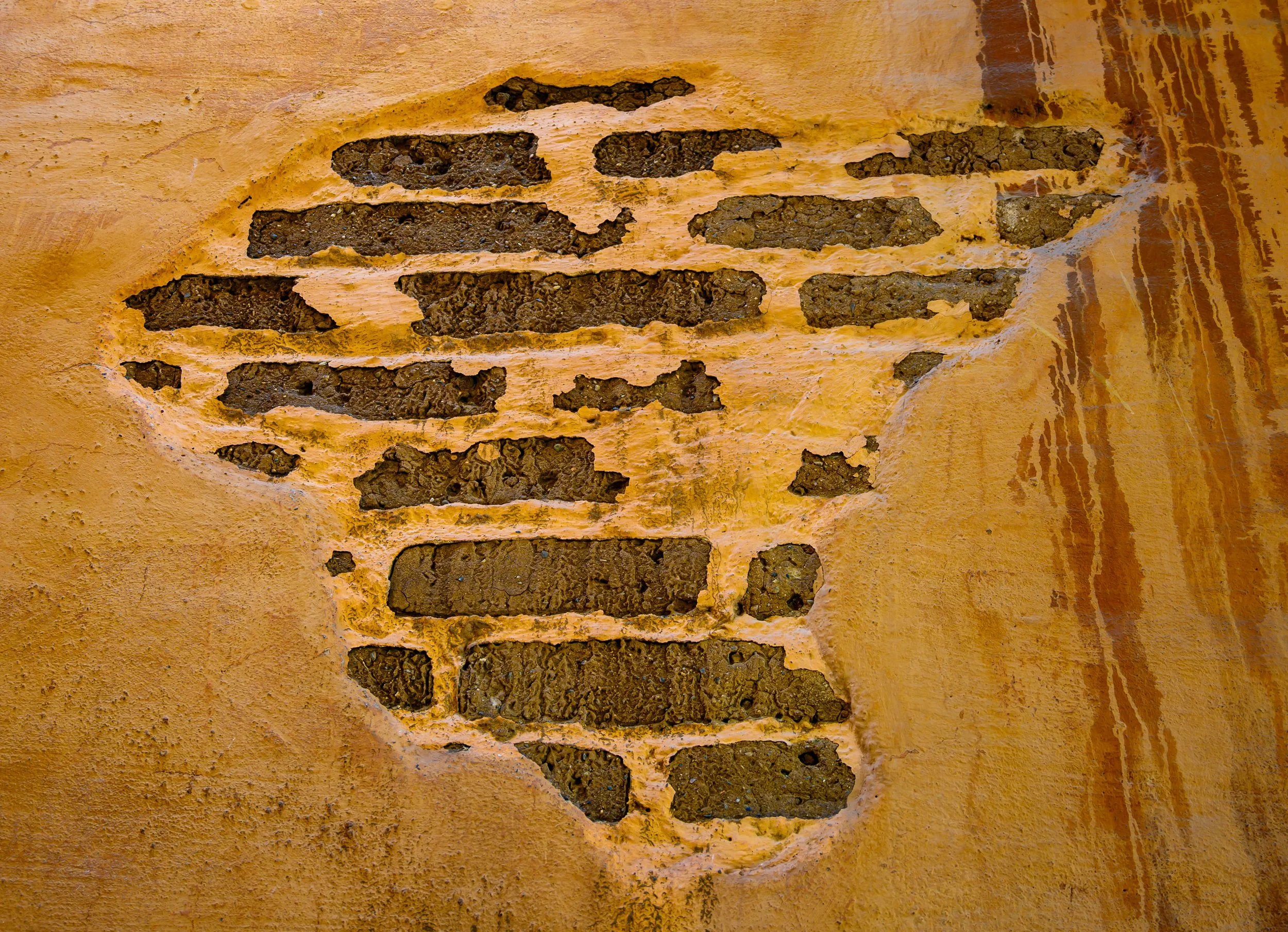 Africa? - bricks in wall