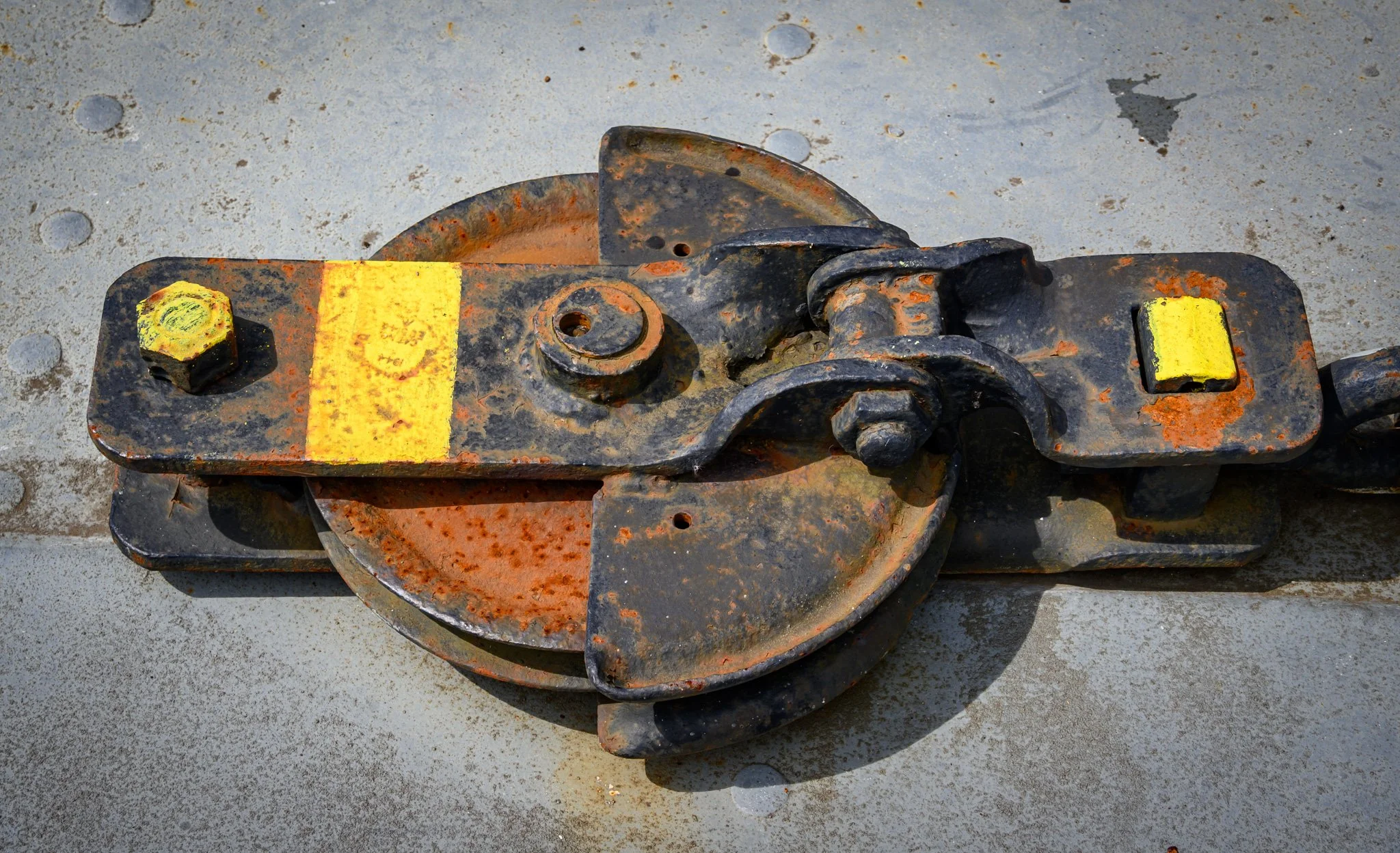 Deck turning block