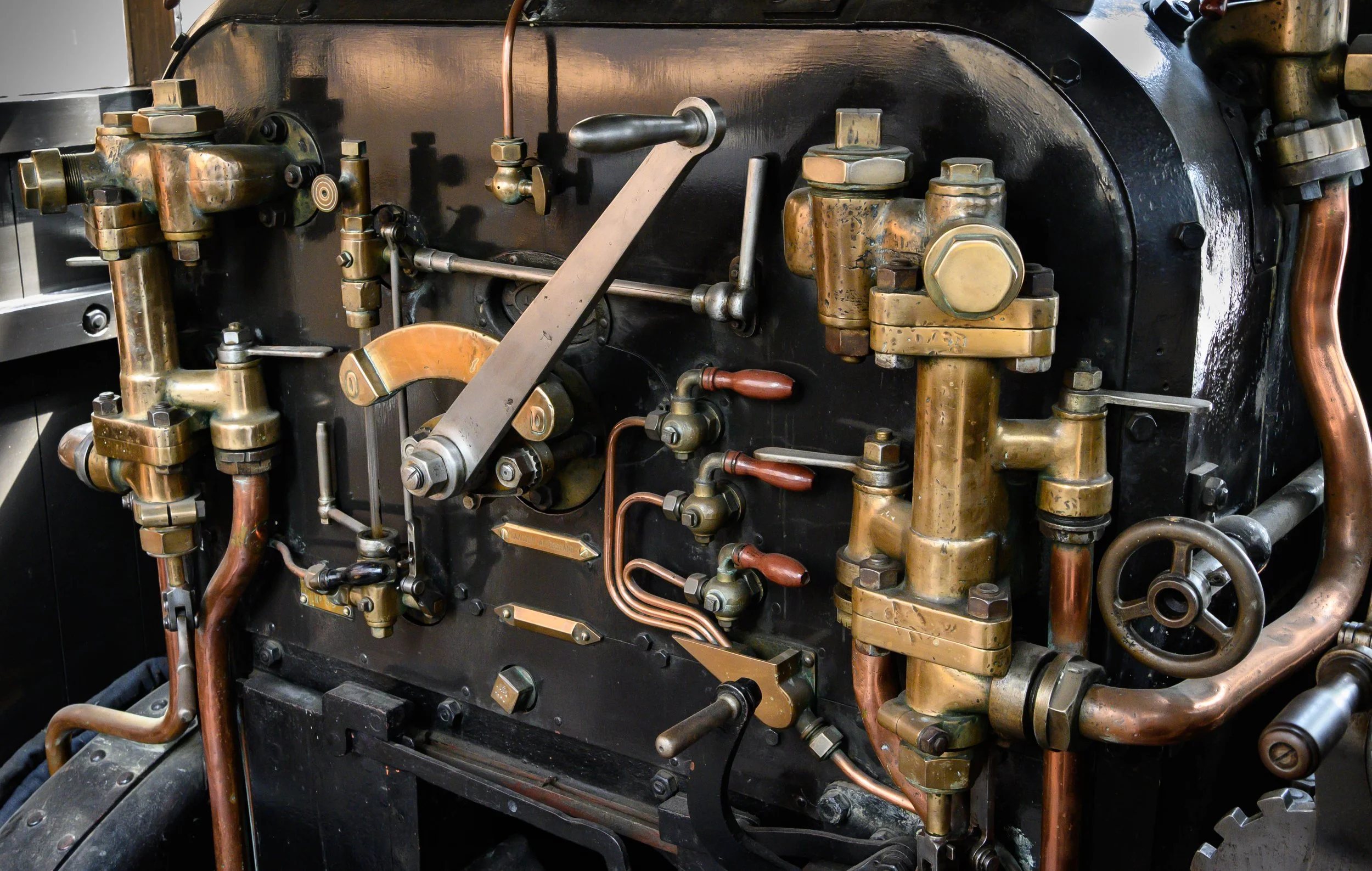 Steam engine controls