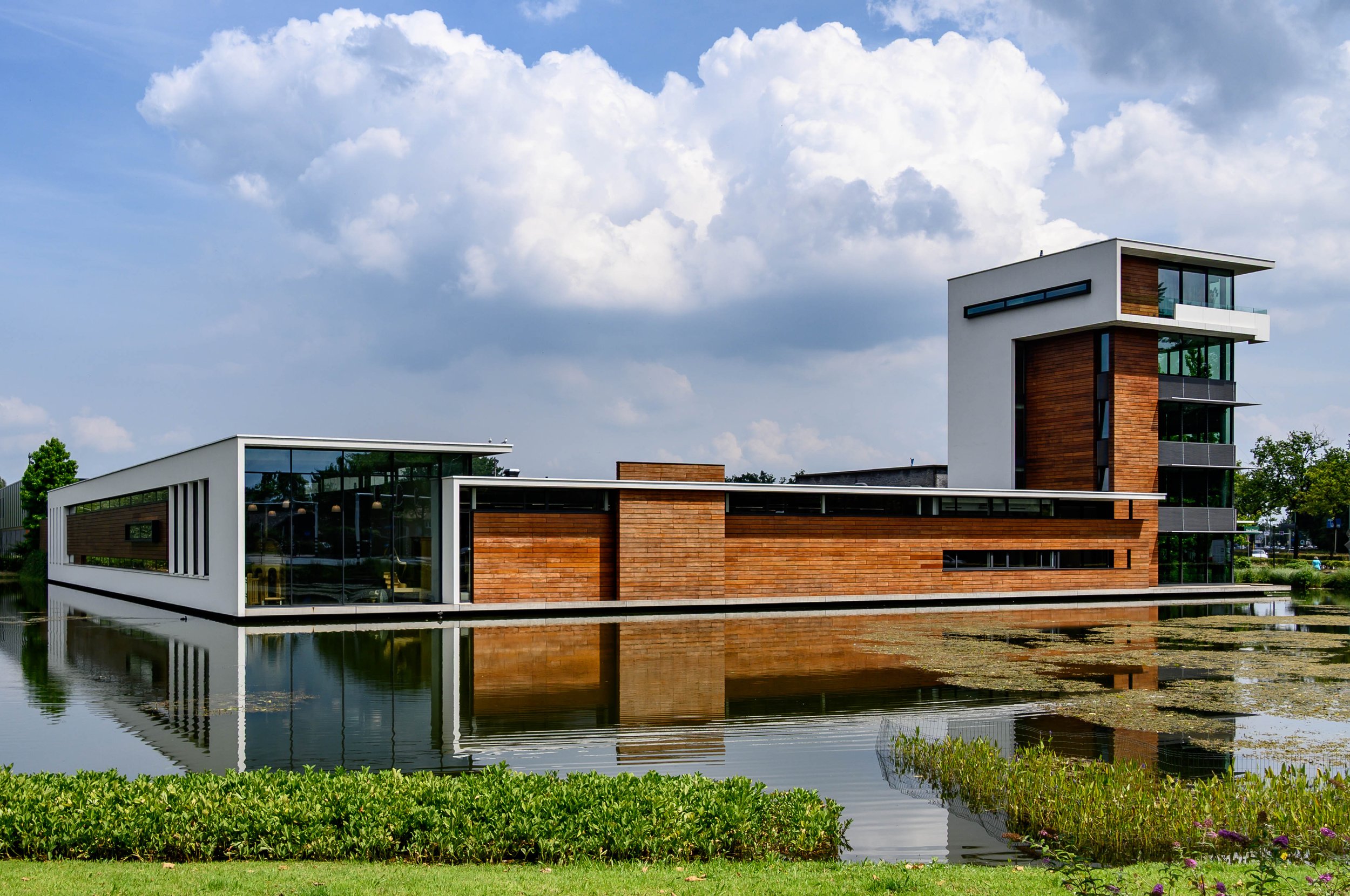 Building reflection, Netherlands