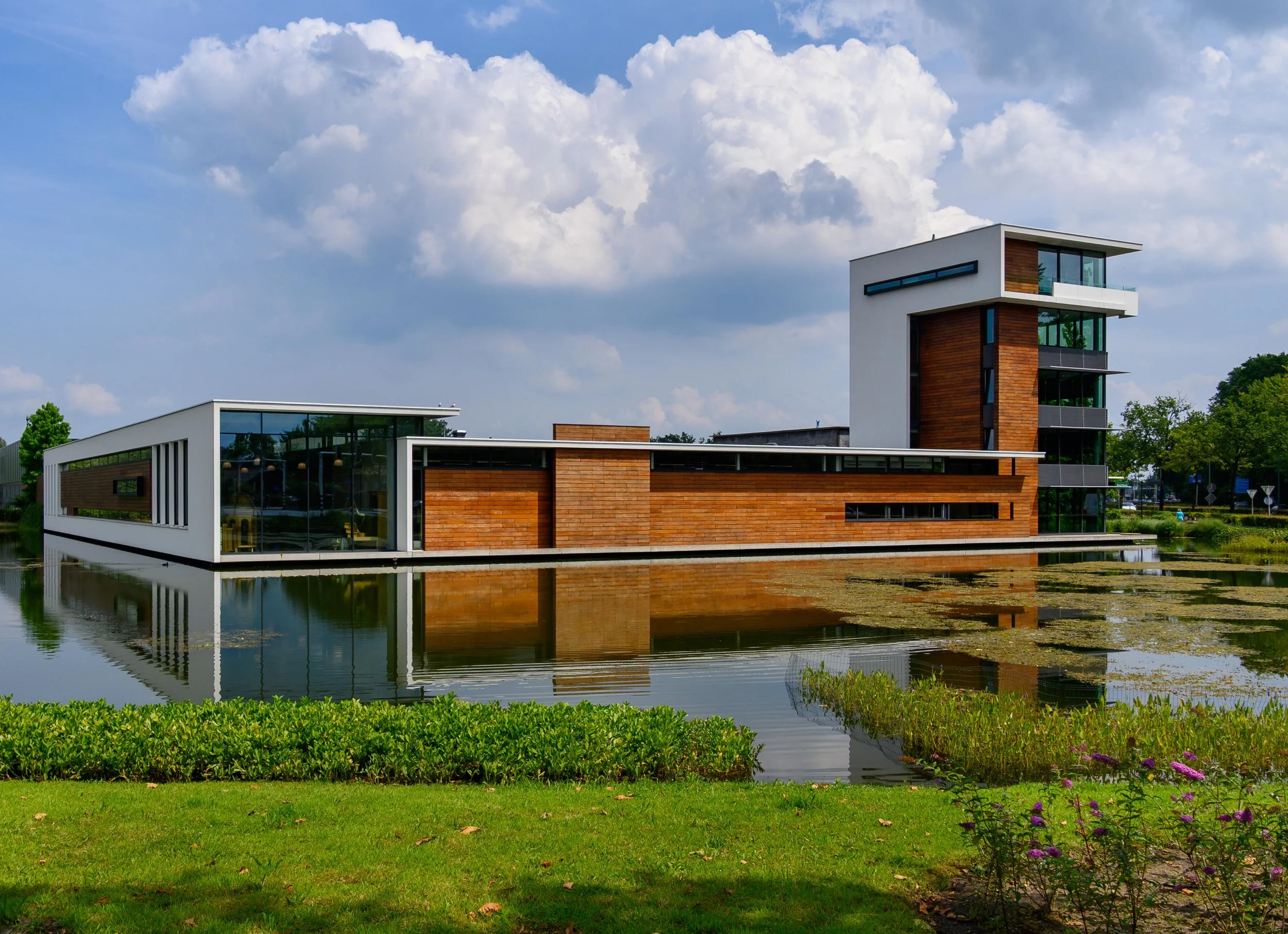 Building reflection, Netherlands