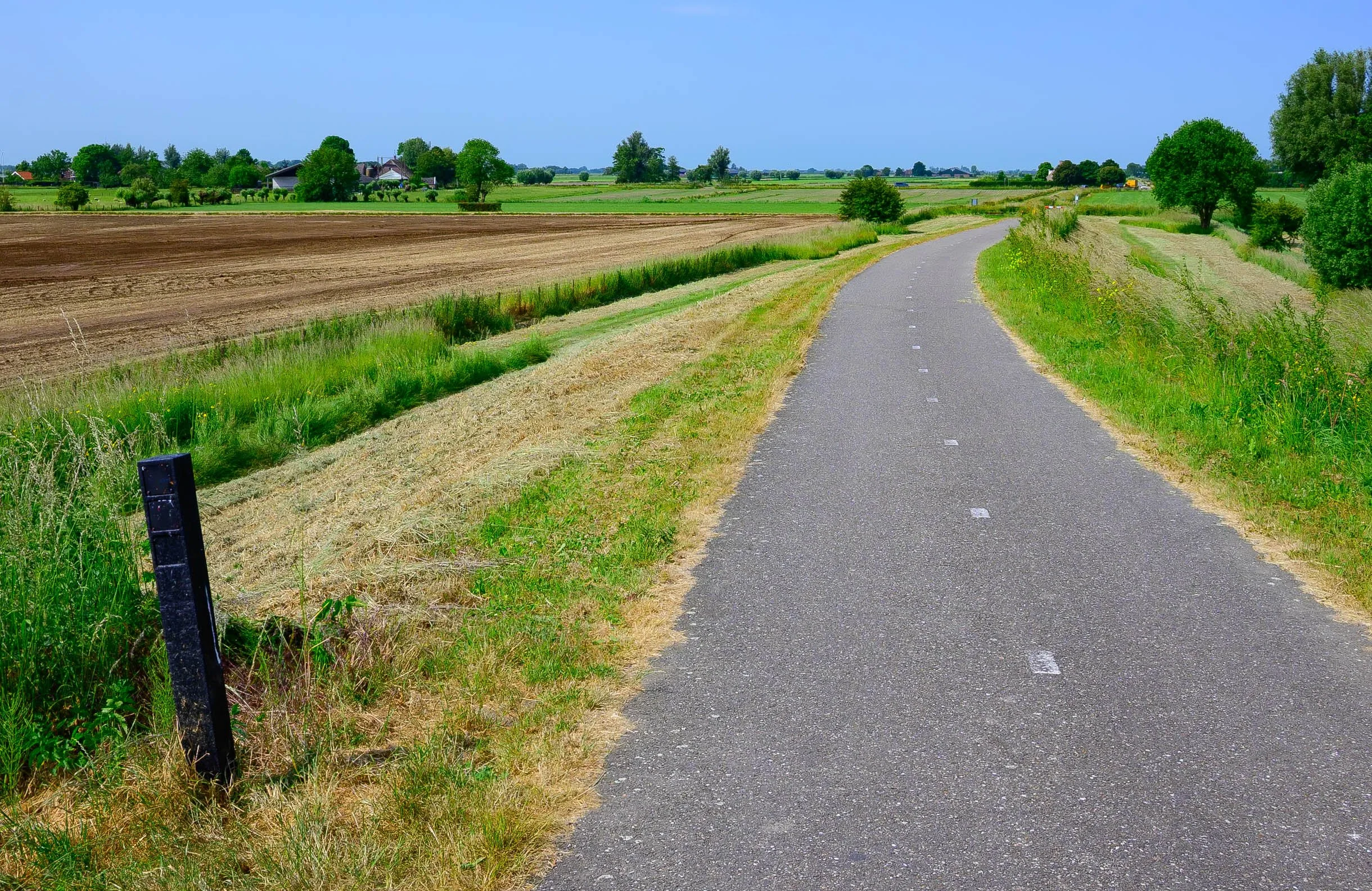 Bike ride in the country, Netherlands
