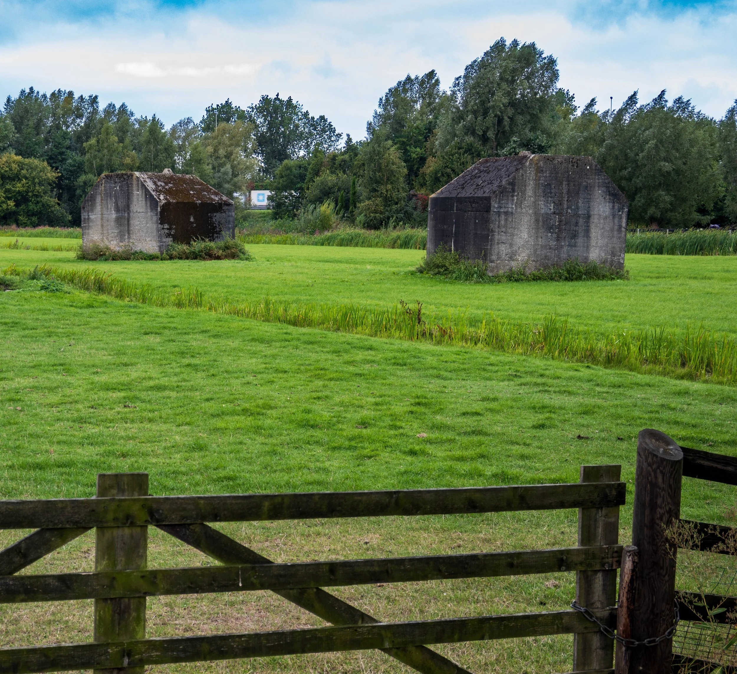 WWII field bunkers, Netherlands