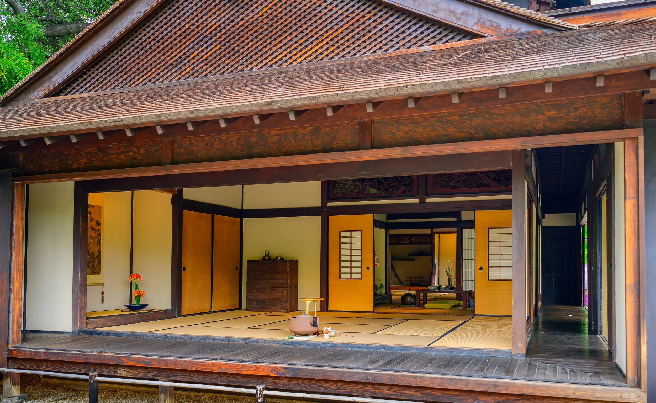 Japanese home replica, Huntington Gardens, Los Angeles