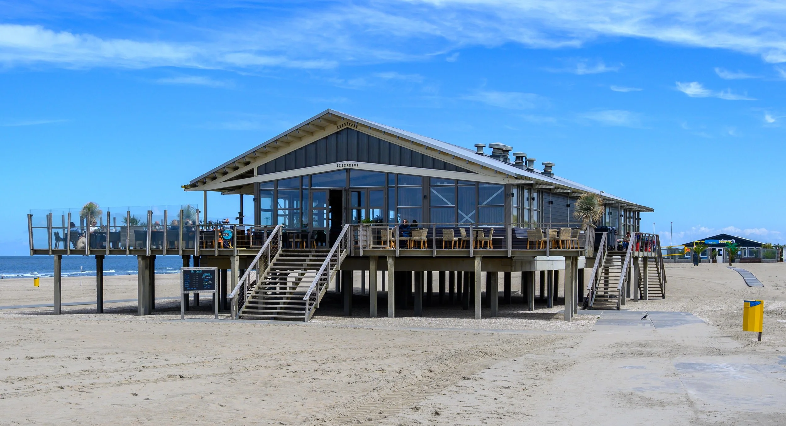 Beach restaurant, Netherlands