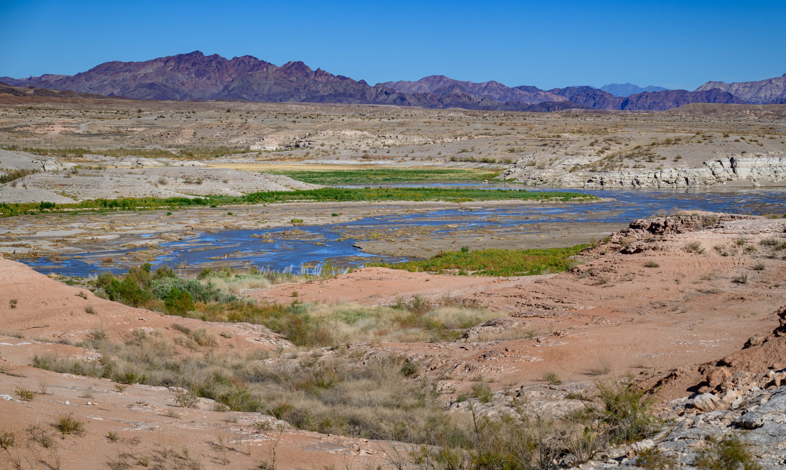 Mid-day colors, Lake Mead, NV