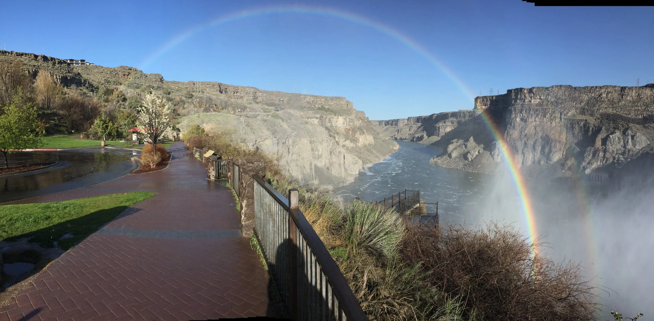 Rainbow, Shoshone Falls Park, Oregon