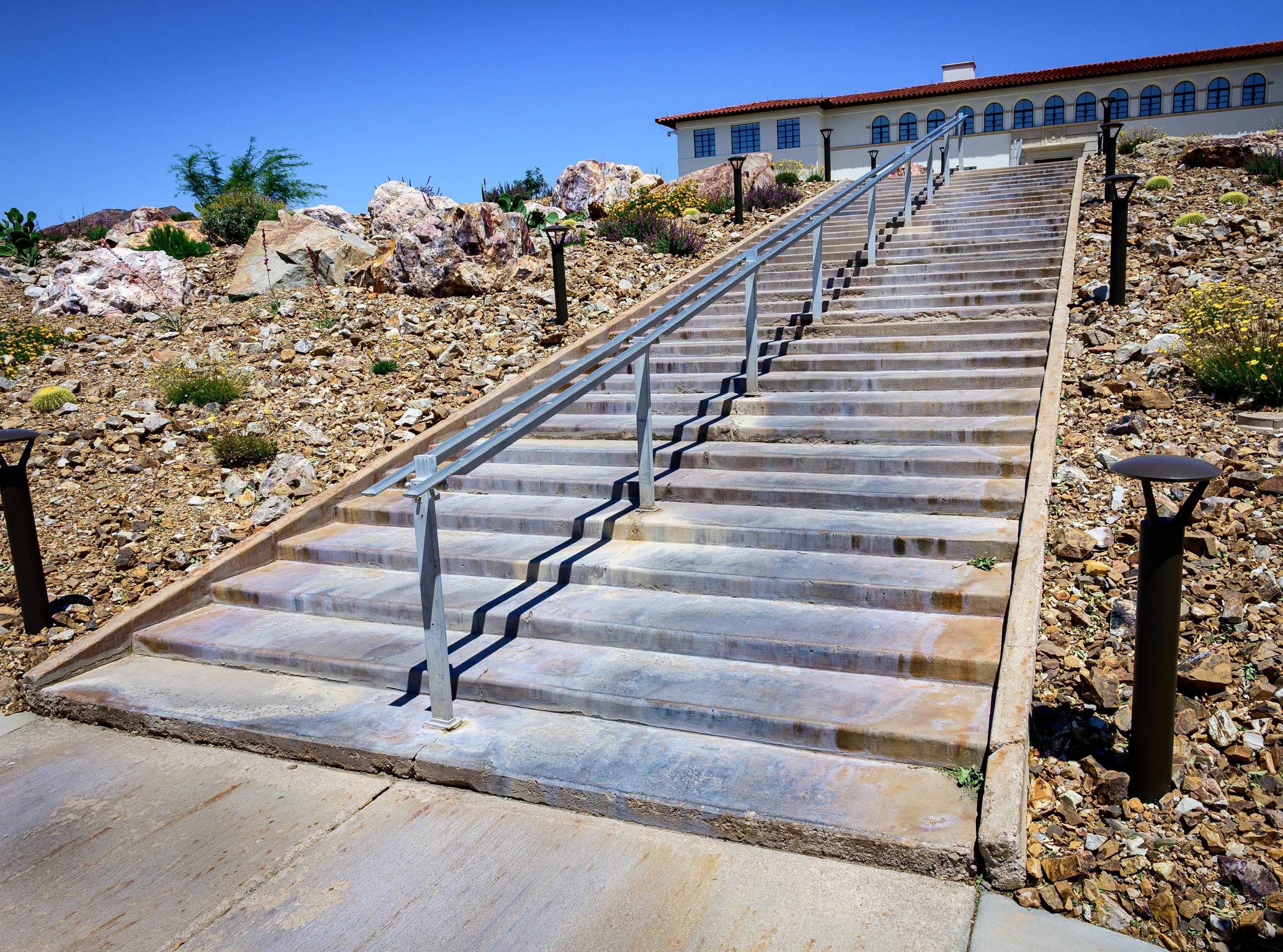 Water Department steps, Boulder City, NV
