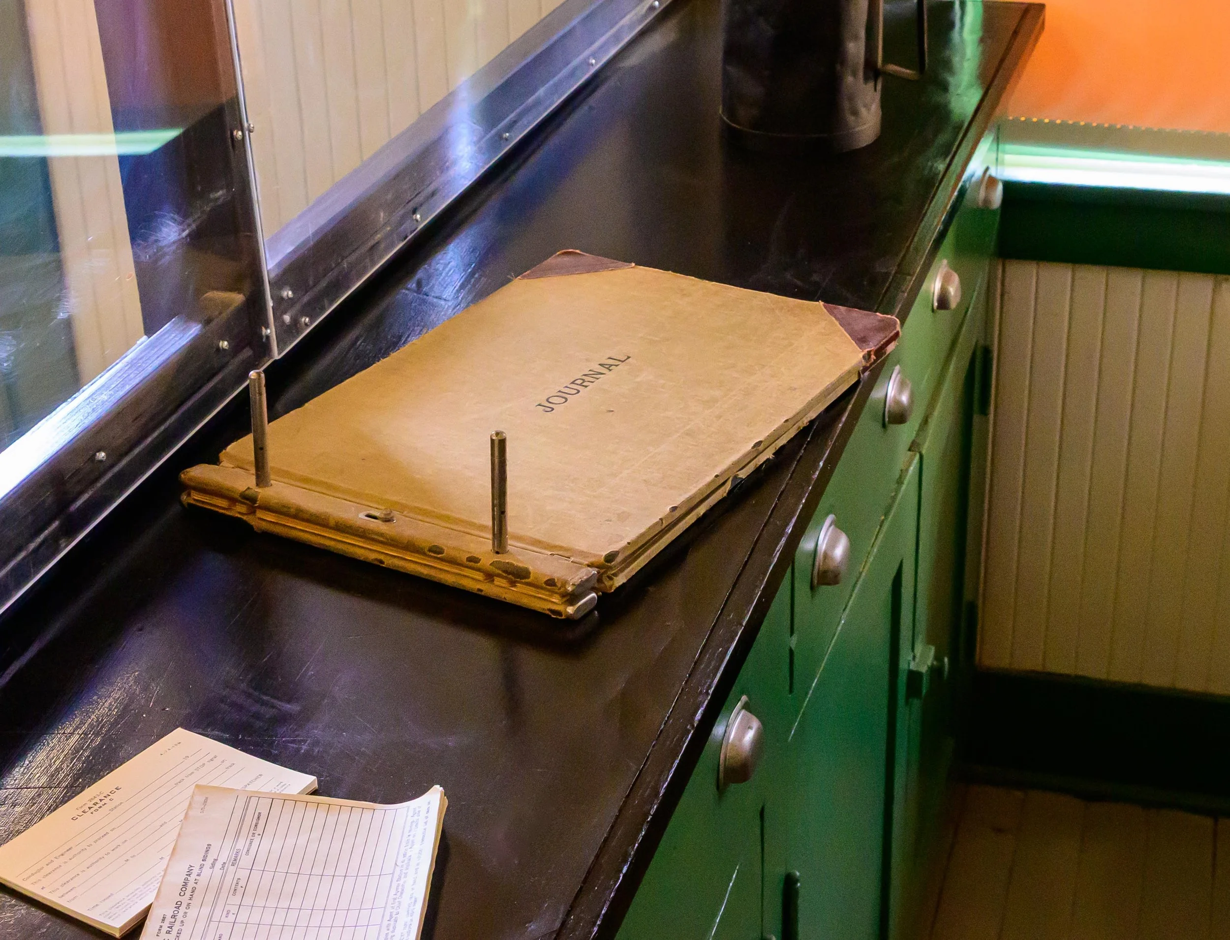 Railroad office, Clark County Museum, Henderson, NV