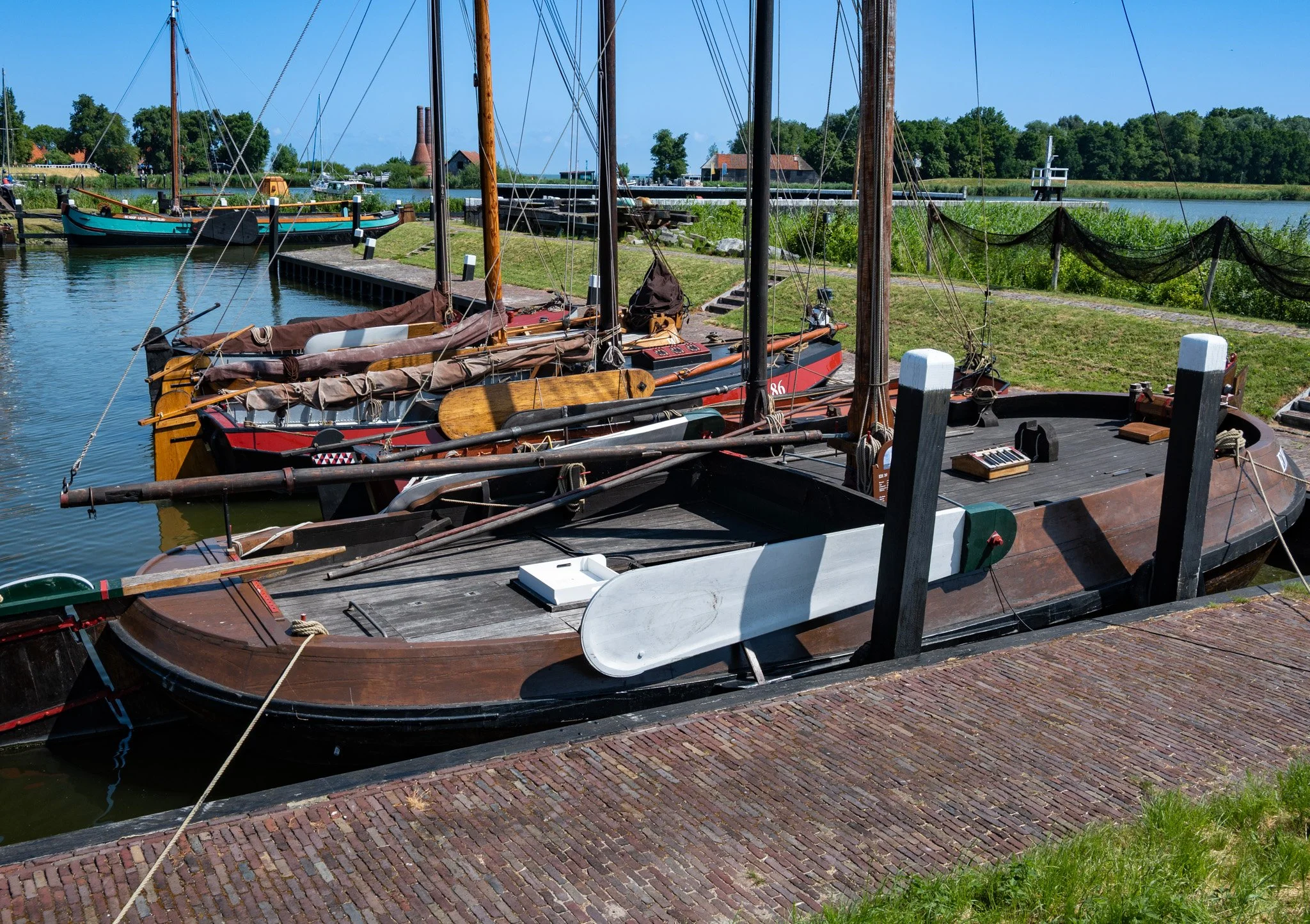 Museum fishing boats, Netherlands