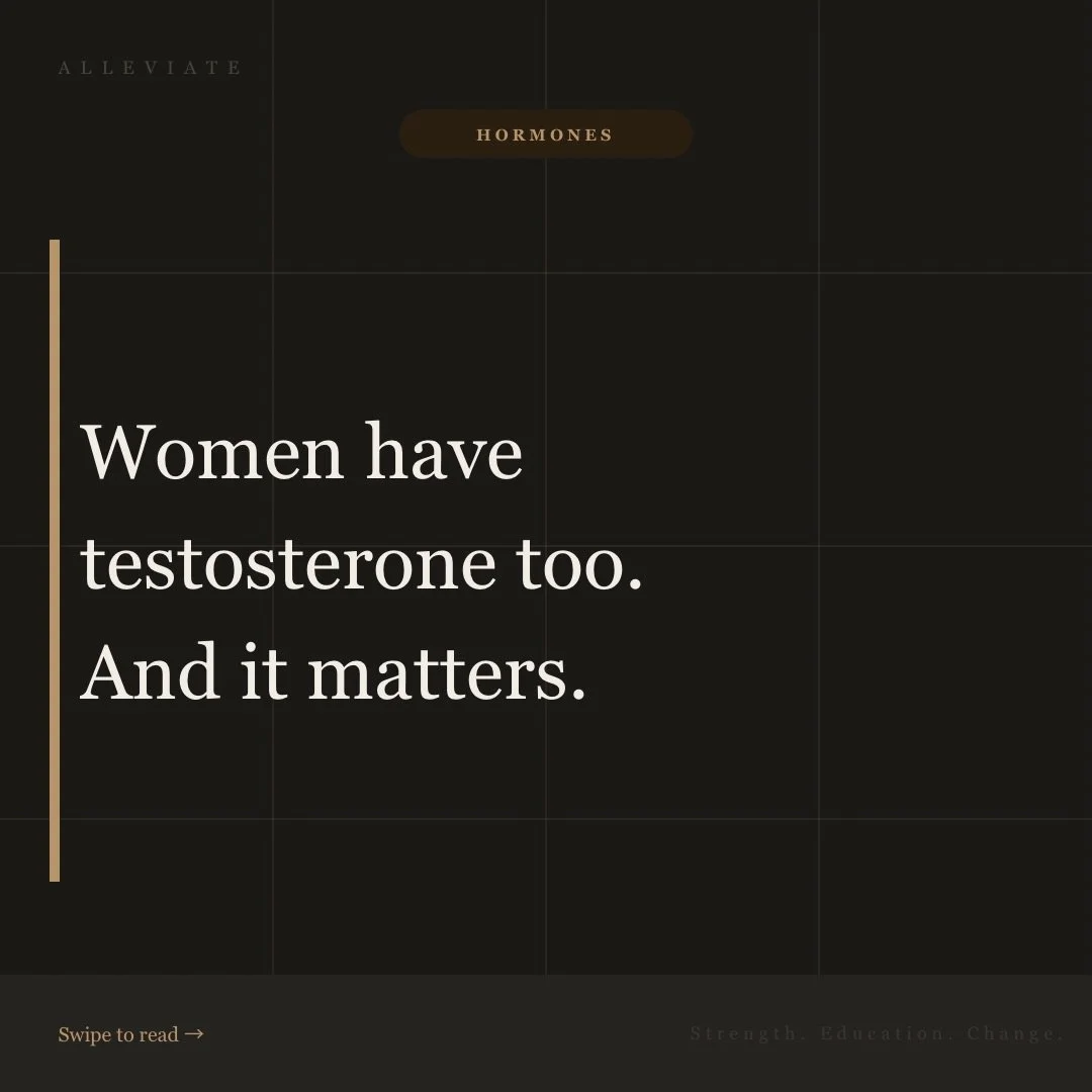 Testosterone in women isn&rsquo;t just about sex drive. It plays a direct role in muscle maintenance, bone density, energy, and mood. And it declines steadily from your 30&rsquo;s onwards.

Most women have never been told this. They&rsquo;ve been tol