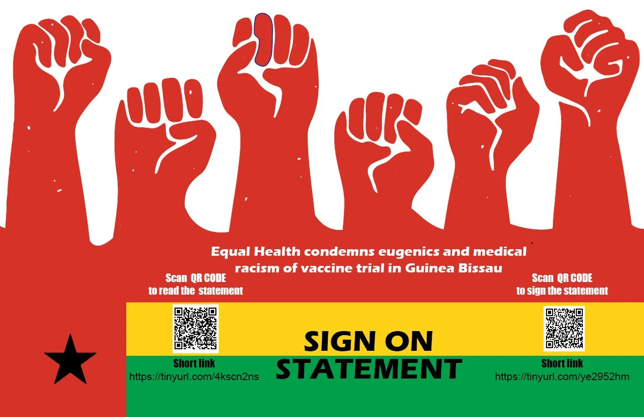 EqualHealth condemns eugenics and medical racism of vaccine trial in Guinea-Bissau