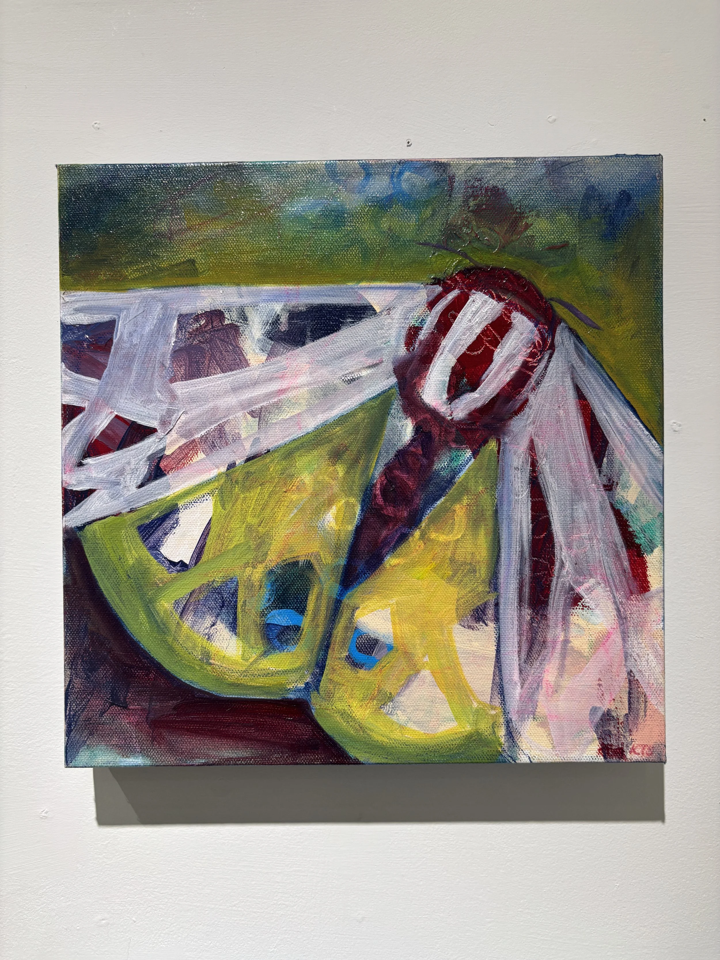 "Screen Door Moth" $300
12x12