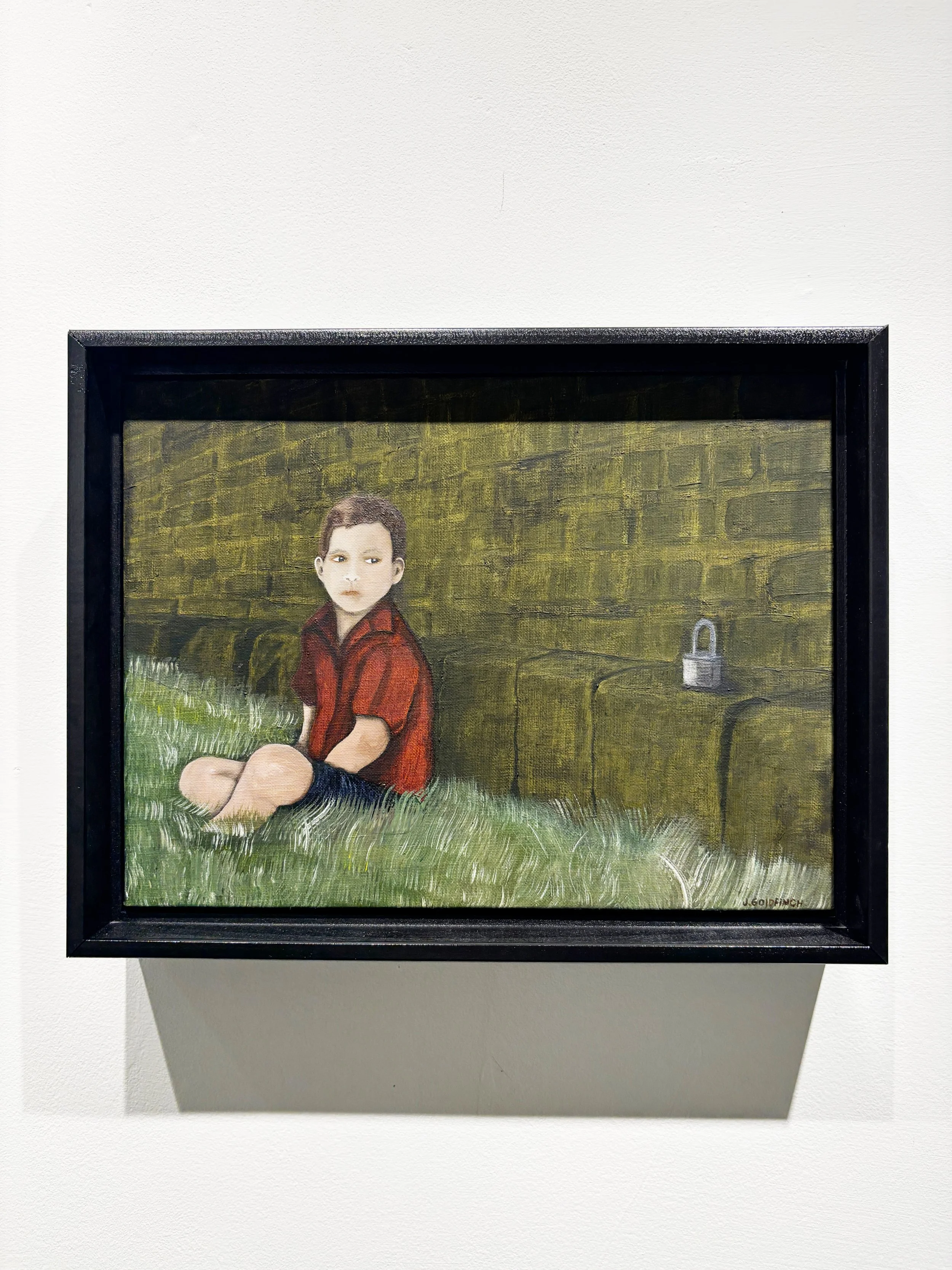 "Locked Eyes"
oil on linen
9" x 12"
$2100.