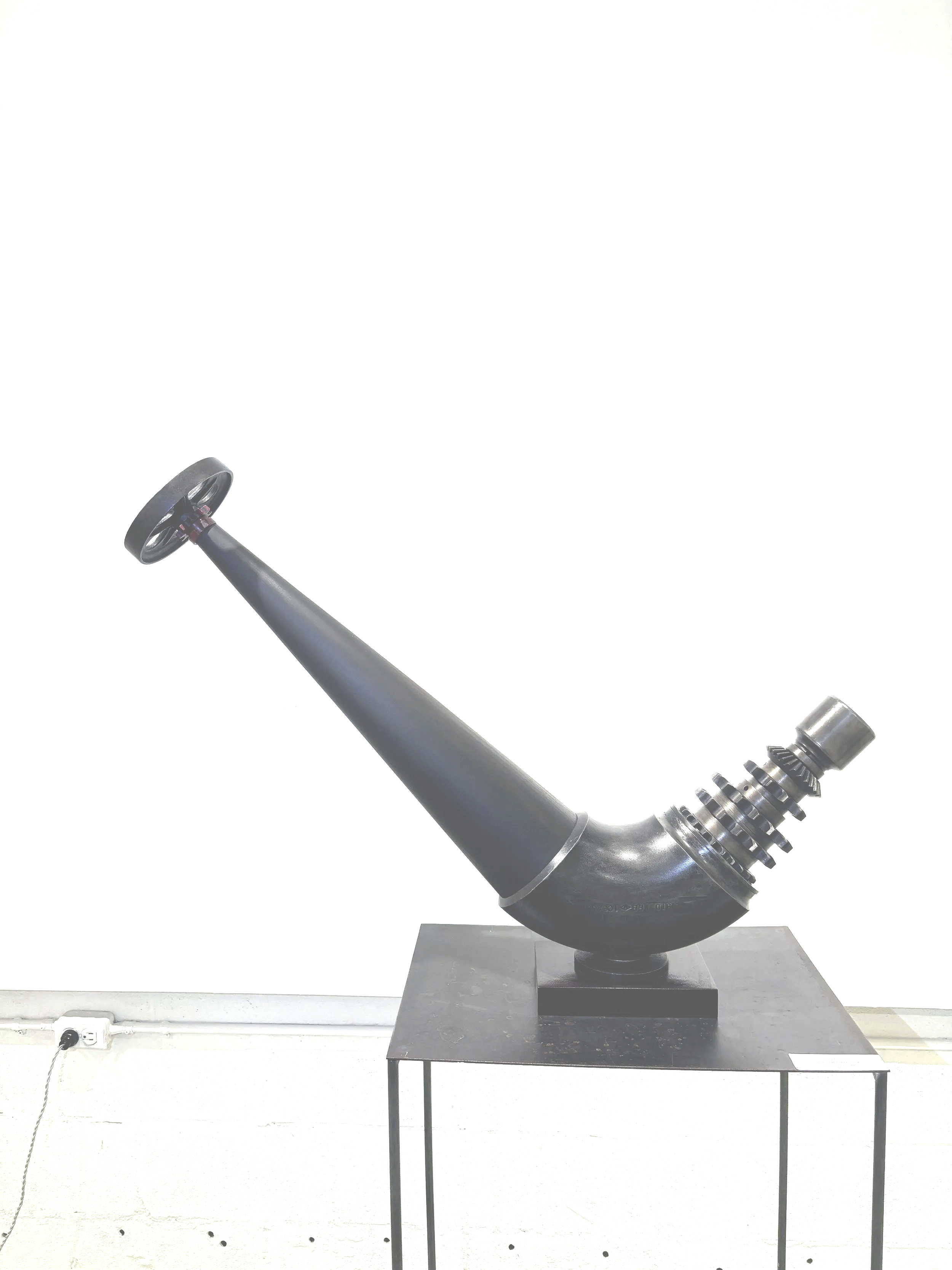 Thor Carlson 
"Basking Attachment" 
steel, iron, wood, $4200