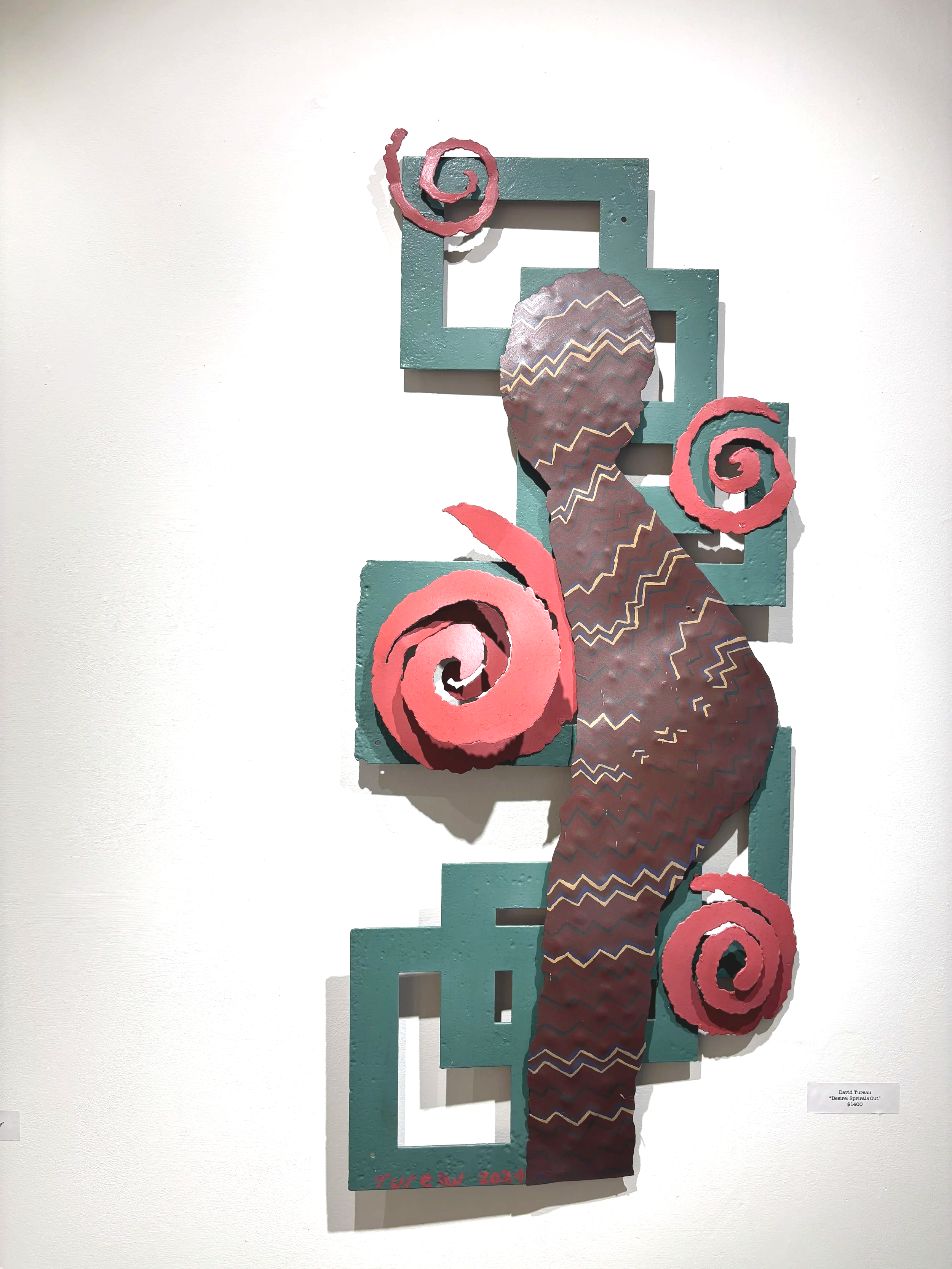 David Tureau "Desire: Spirals Out" $1400