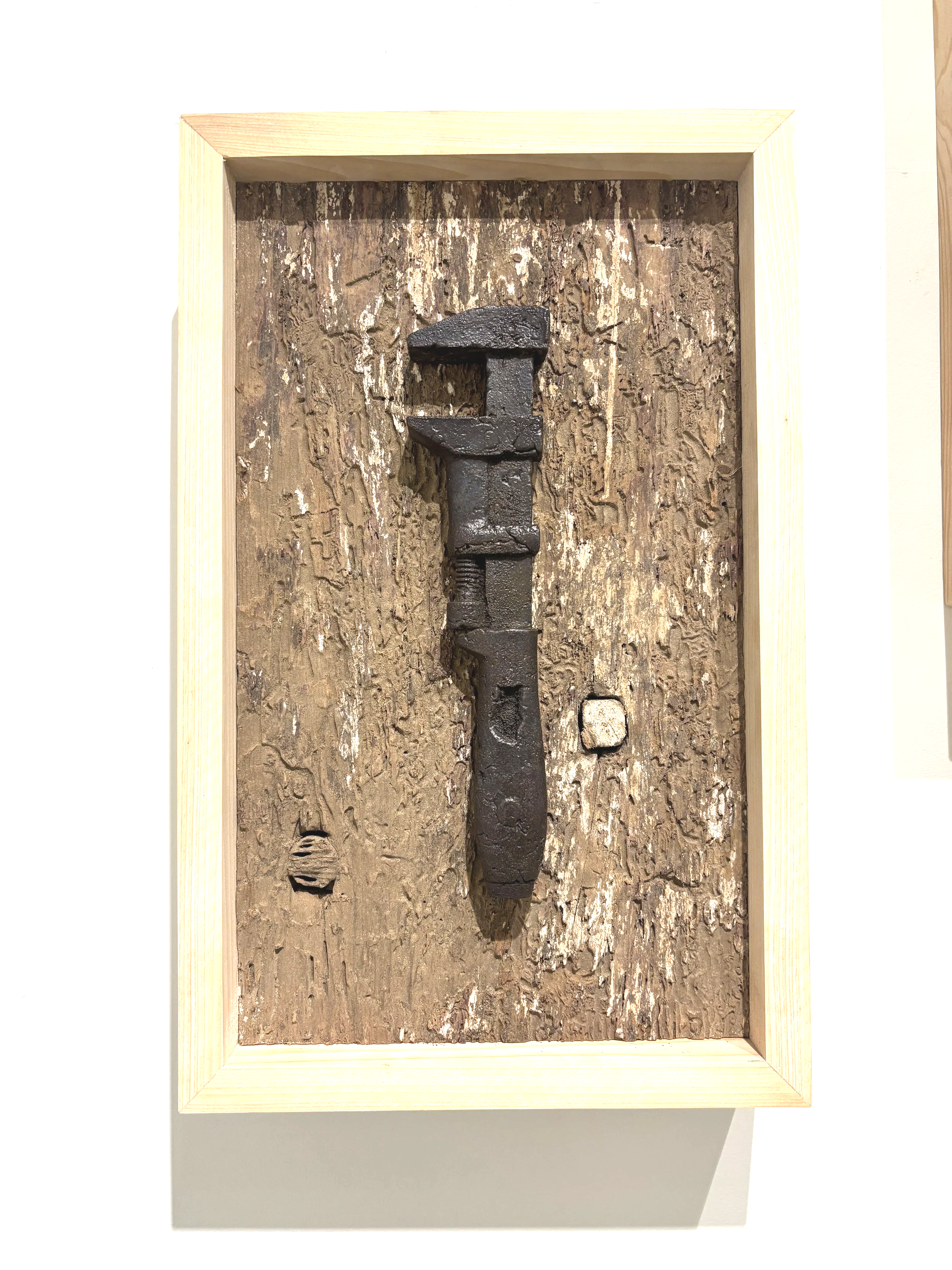 Thor Carlson
"Generational Wealth" 

cast metal and cypress
$2050 each