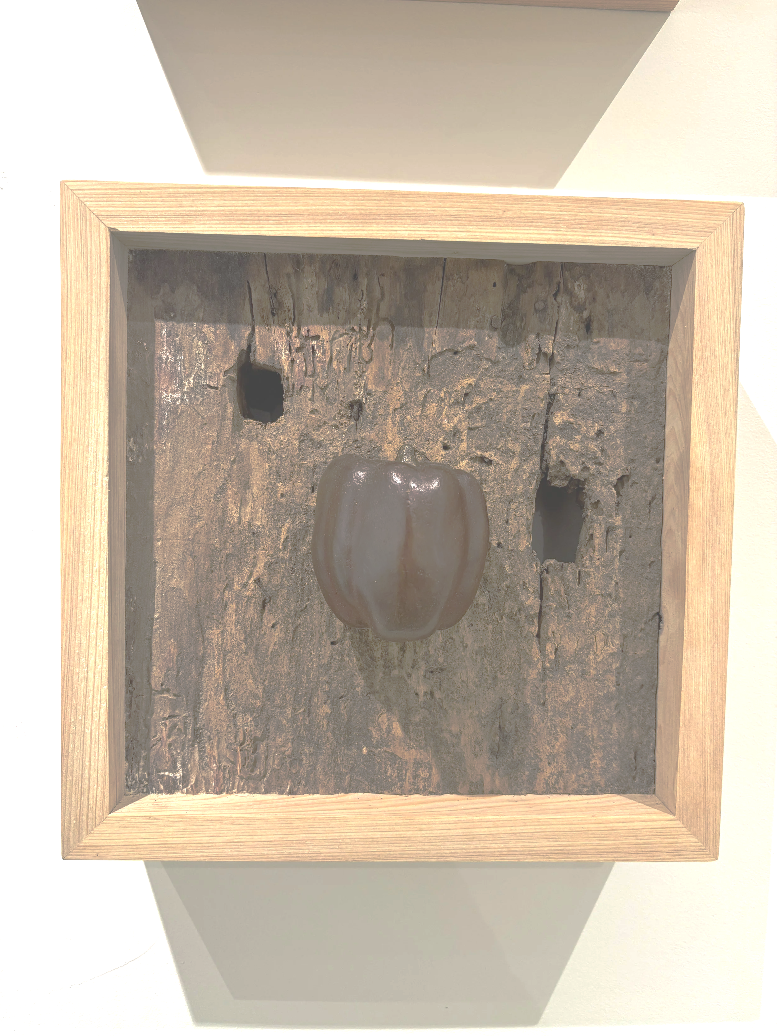 Thor Carlson
"Generational Wealth" 
cast metal and cypress
$2050 each