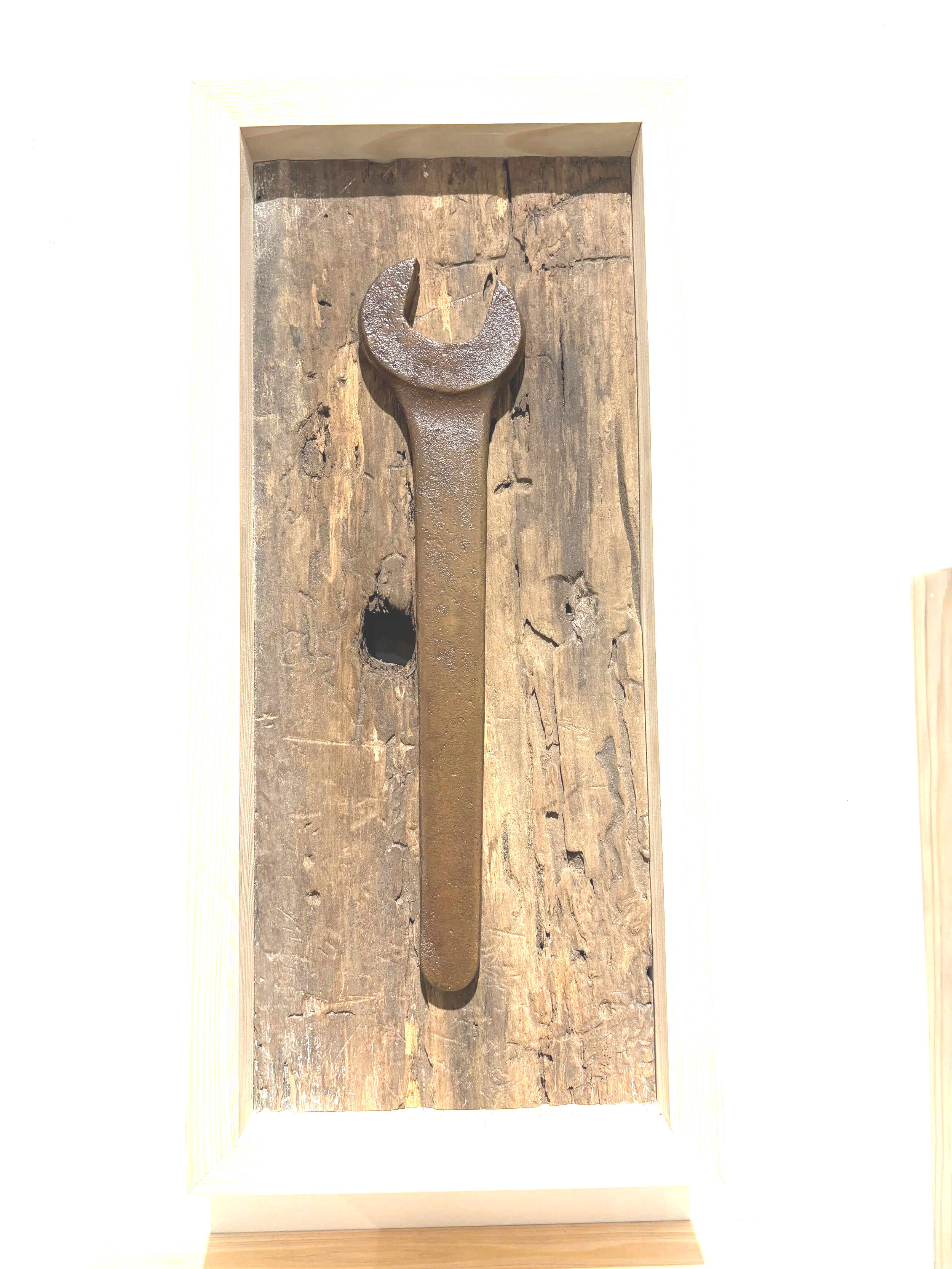 Thor Carlson
"Generational Wealth" 
cast metal and cypress
$2050 each