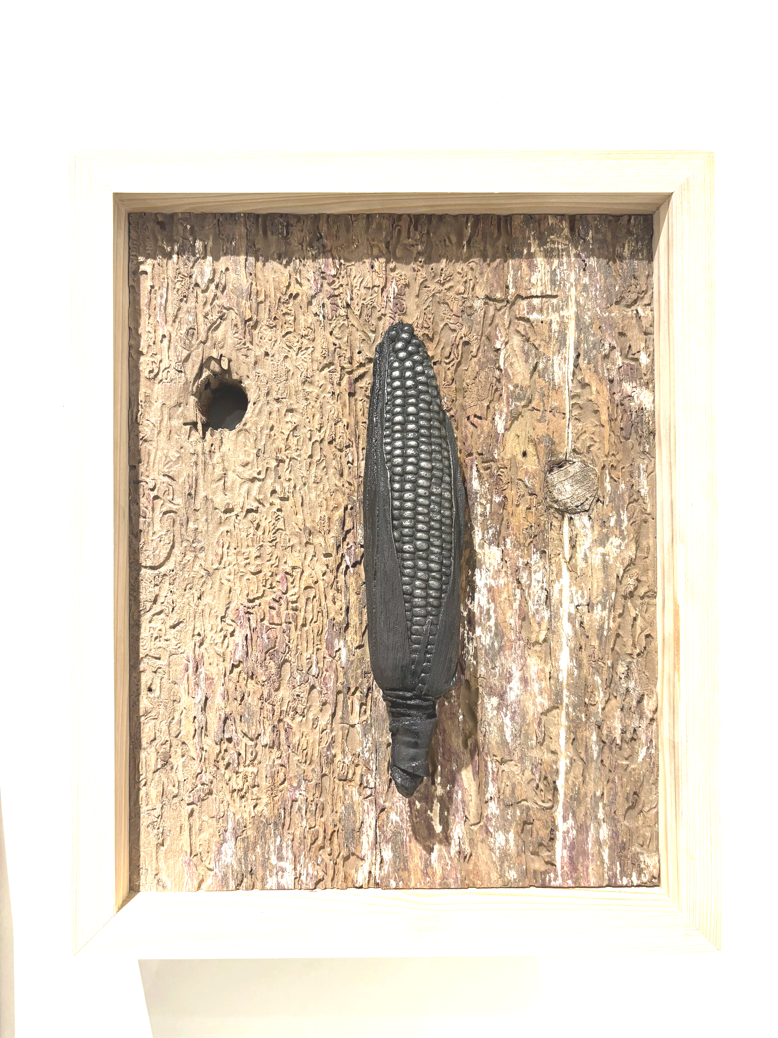 Thor Carlson
"Generational Wealth" 
cast metal and cypress
$2050 each