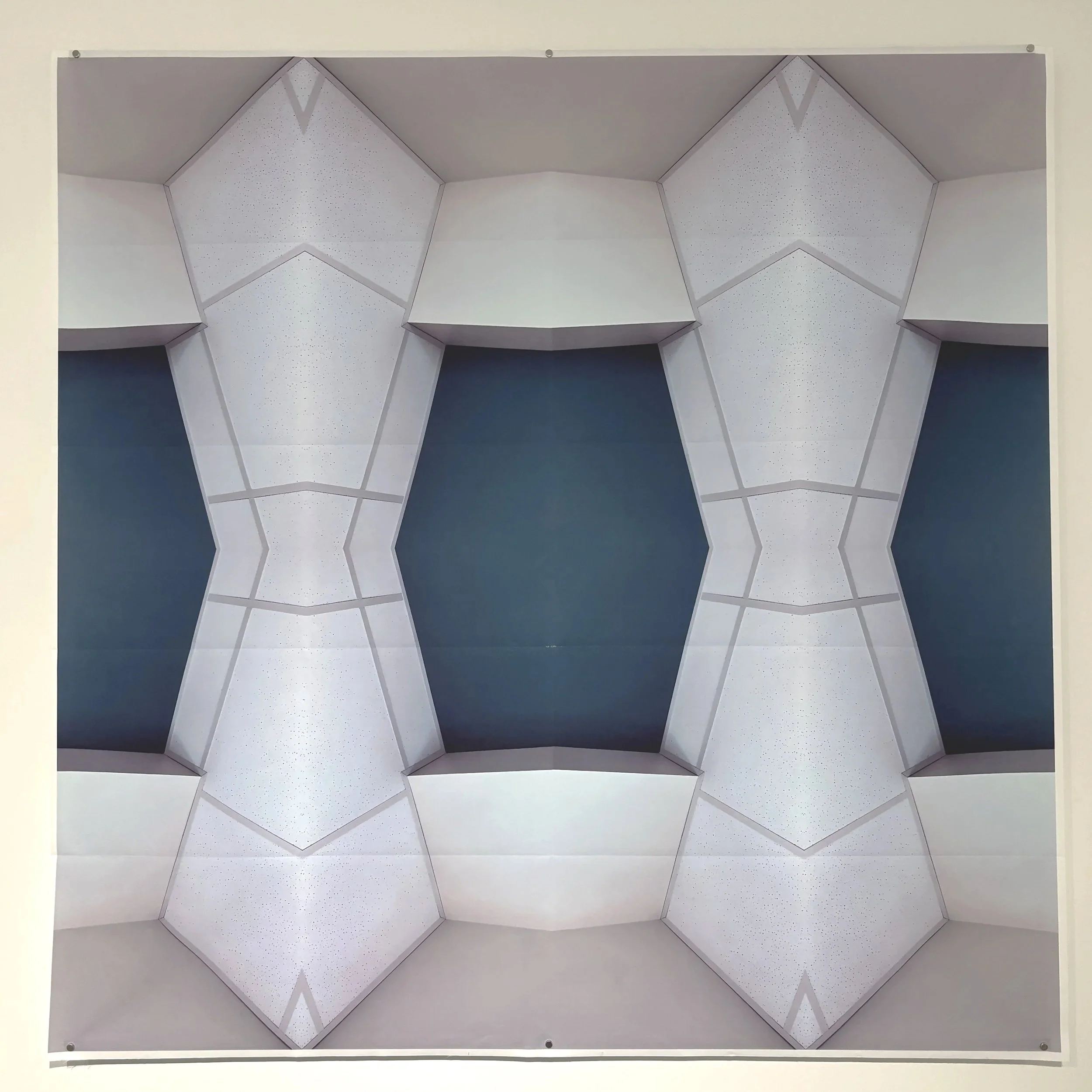 50 in square panel on sailcloth $600