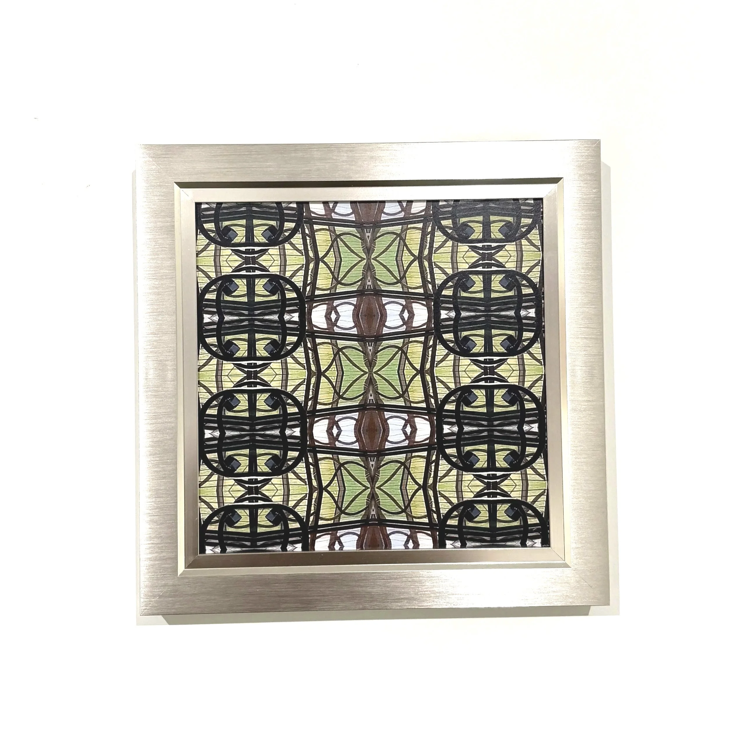 12 in square framed panel $175