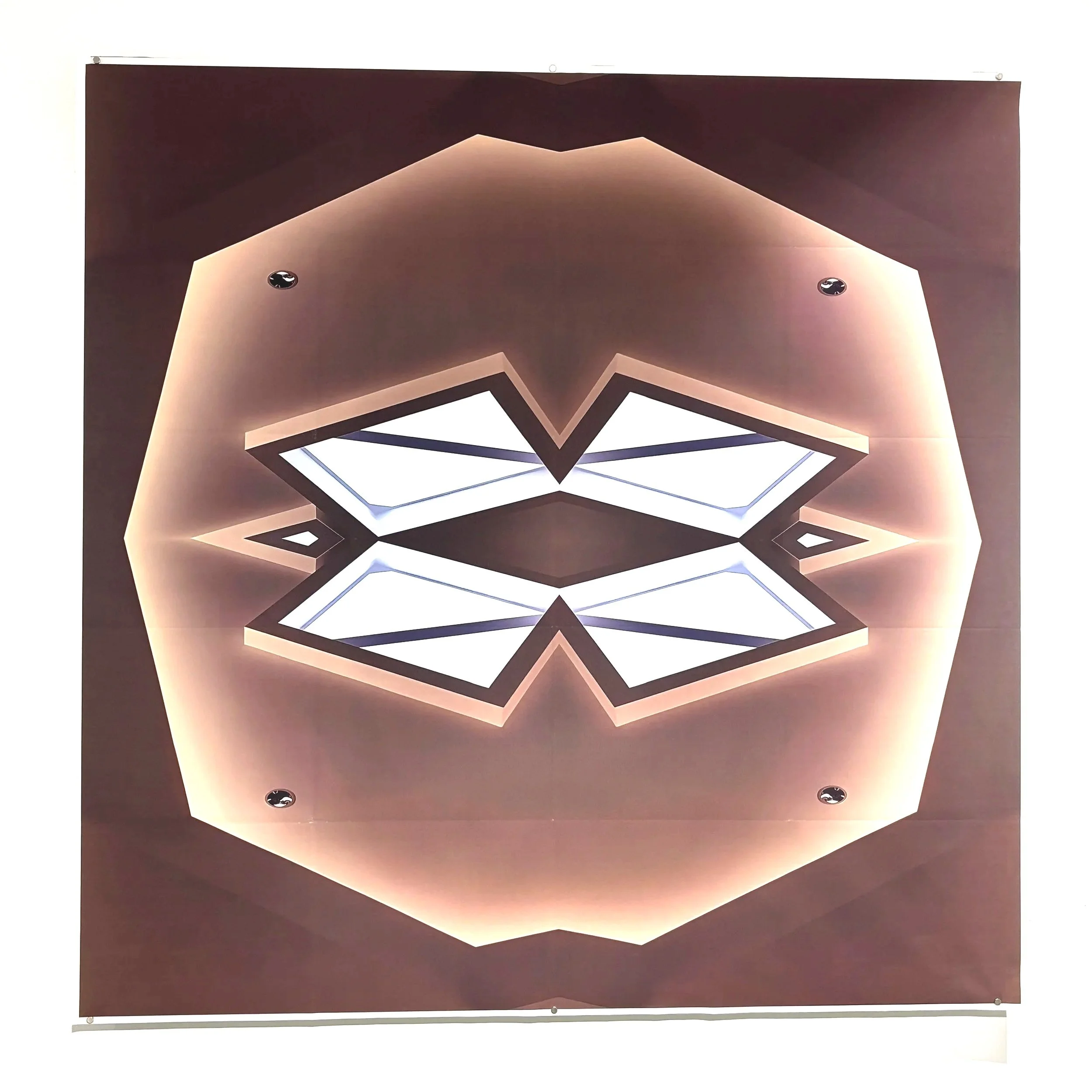 50 in square panel on sailcloth $600