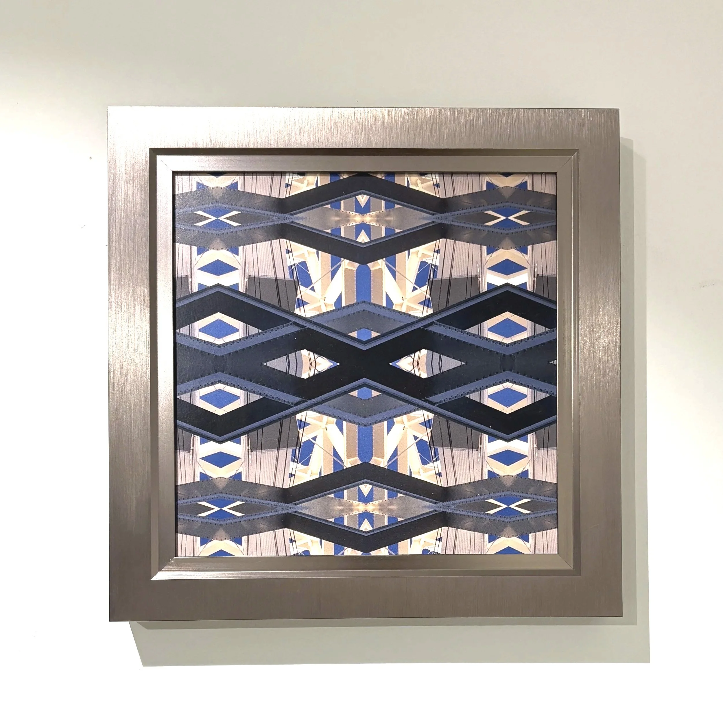 12 in square framed panel $175