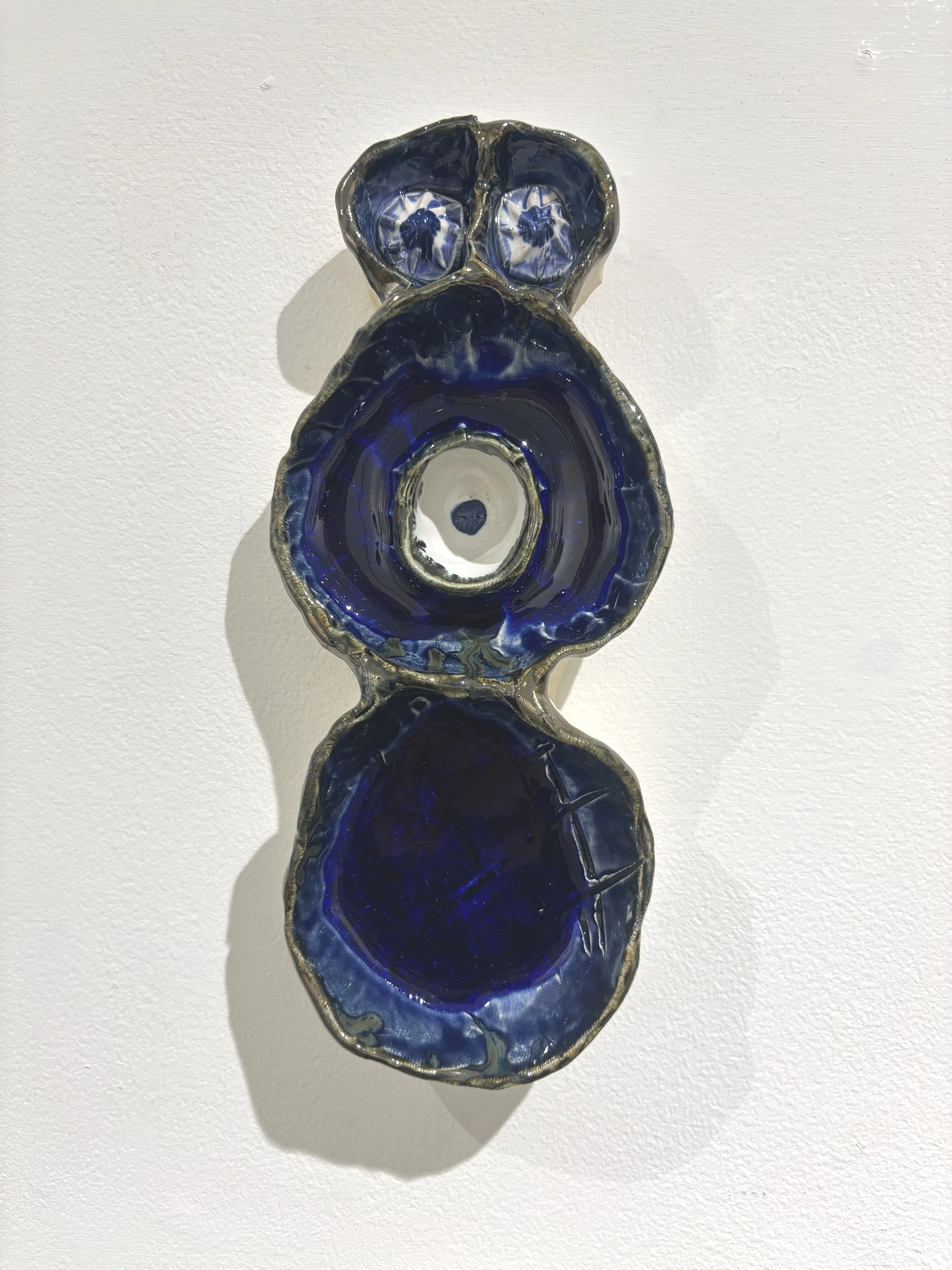 "Blue owls of wonder they make my dreams sing and dance. To me they are home" $200 each