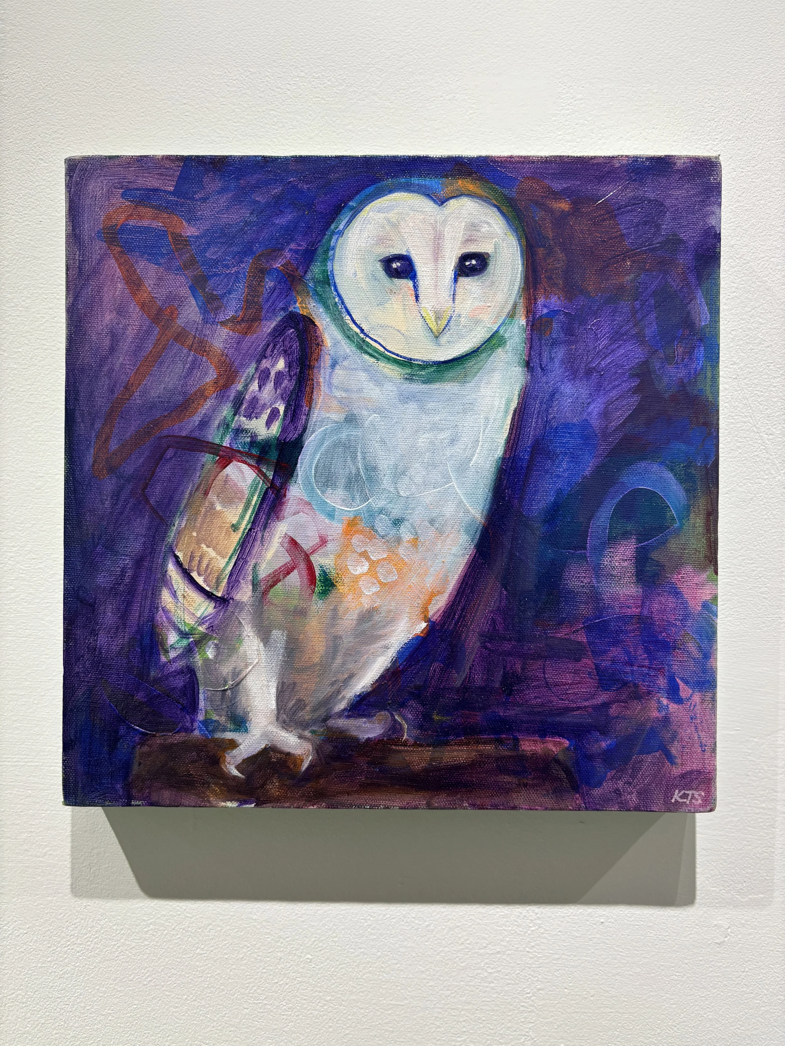 "Hopeful Barn Owl" $300
12x12