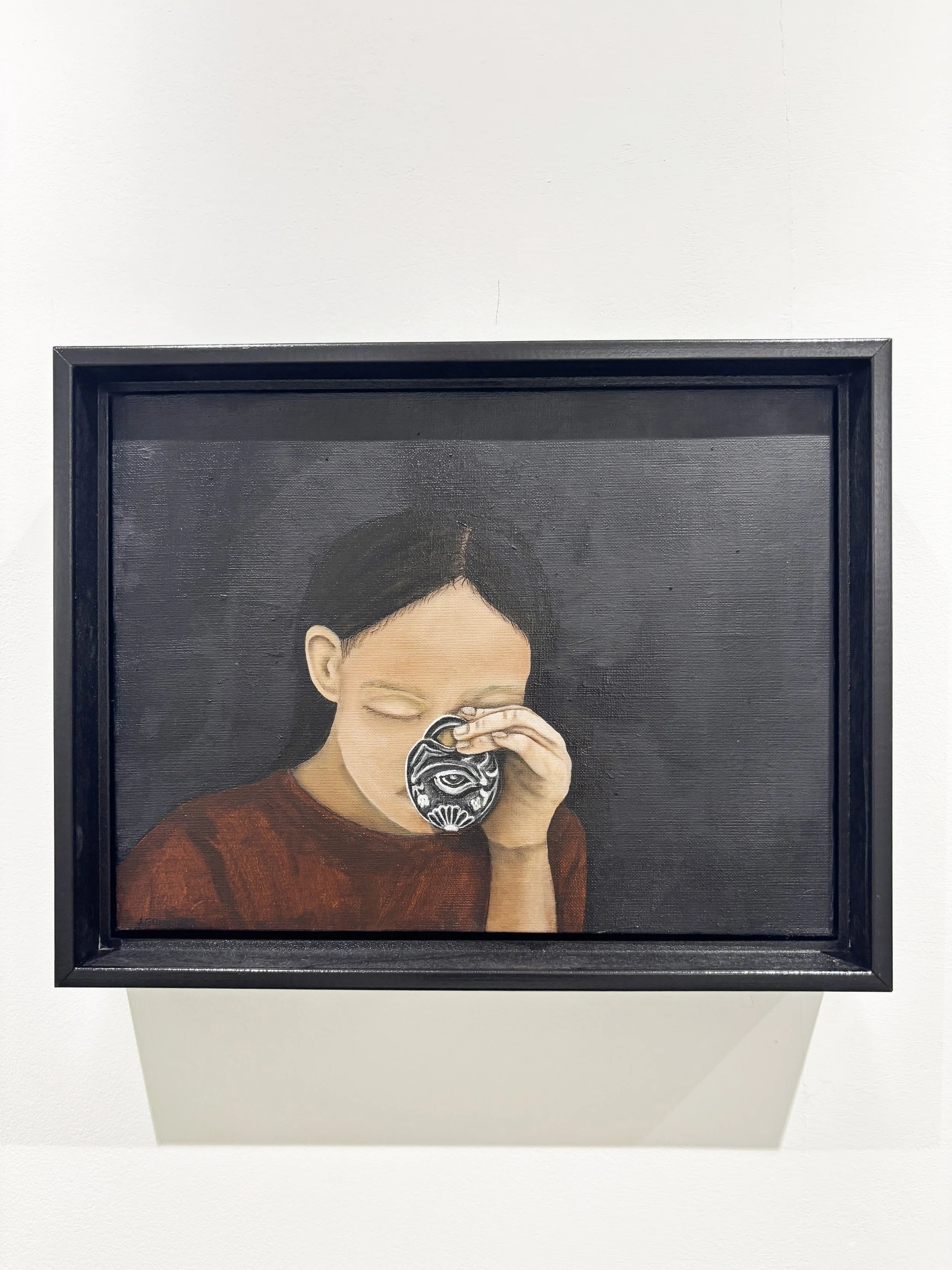 "Evil I"
oil on linen
9" x 12"
$2000.