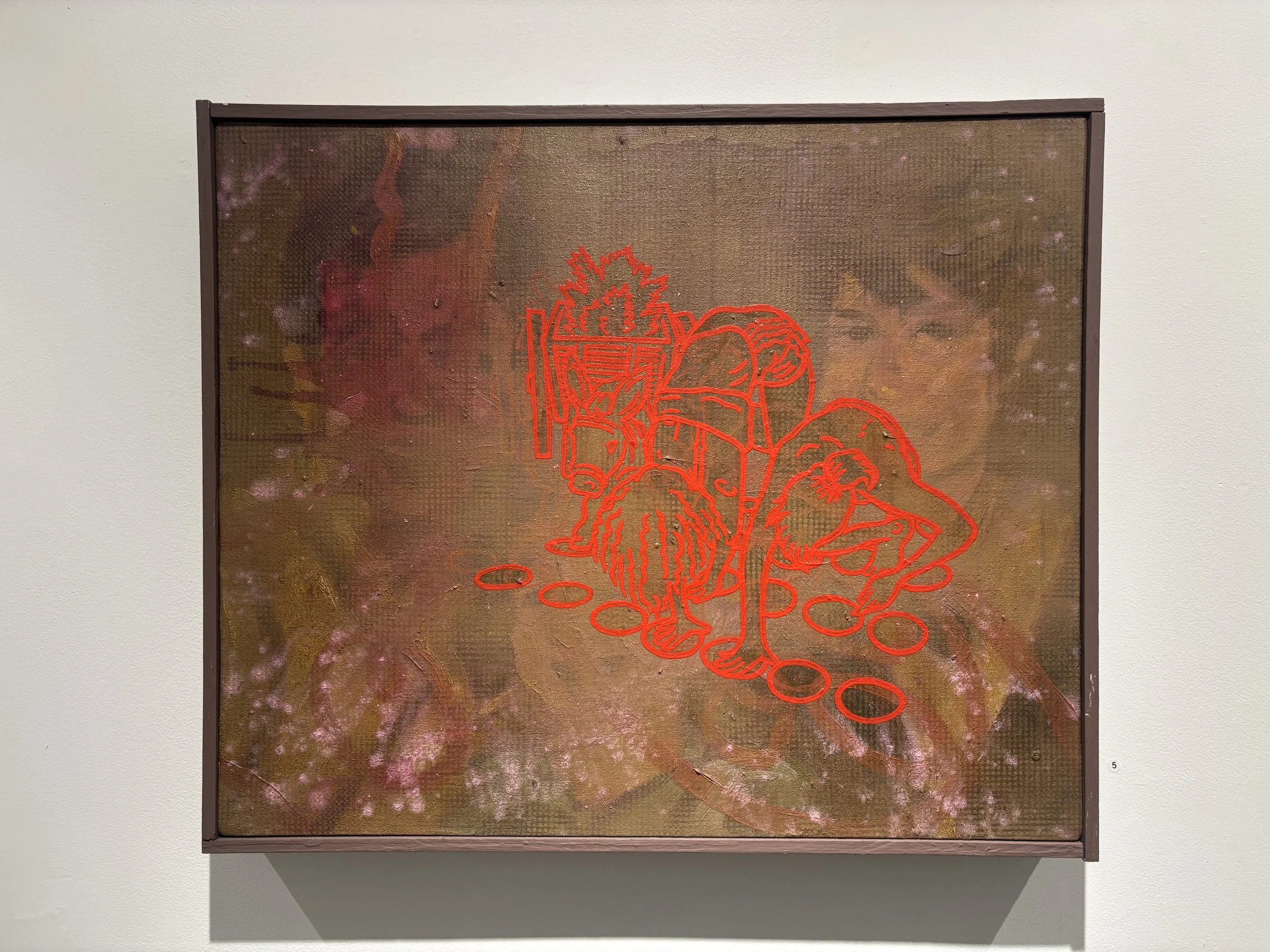 5. " Torcedor!"
oil, latex, and polyacrylic on stretched canvas with artist-made frame
$2450.00