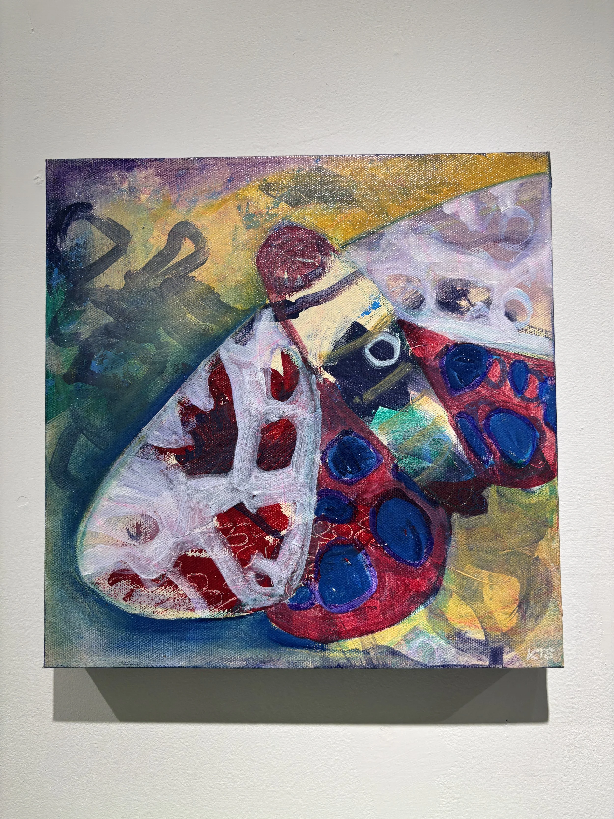 "Red White and Blue Moth" 300
12x12