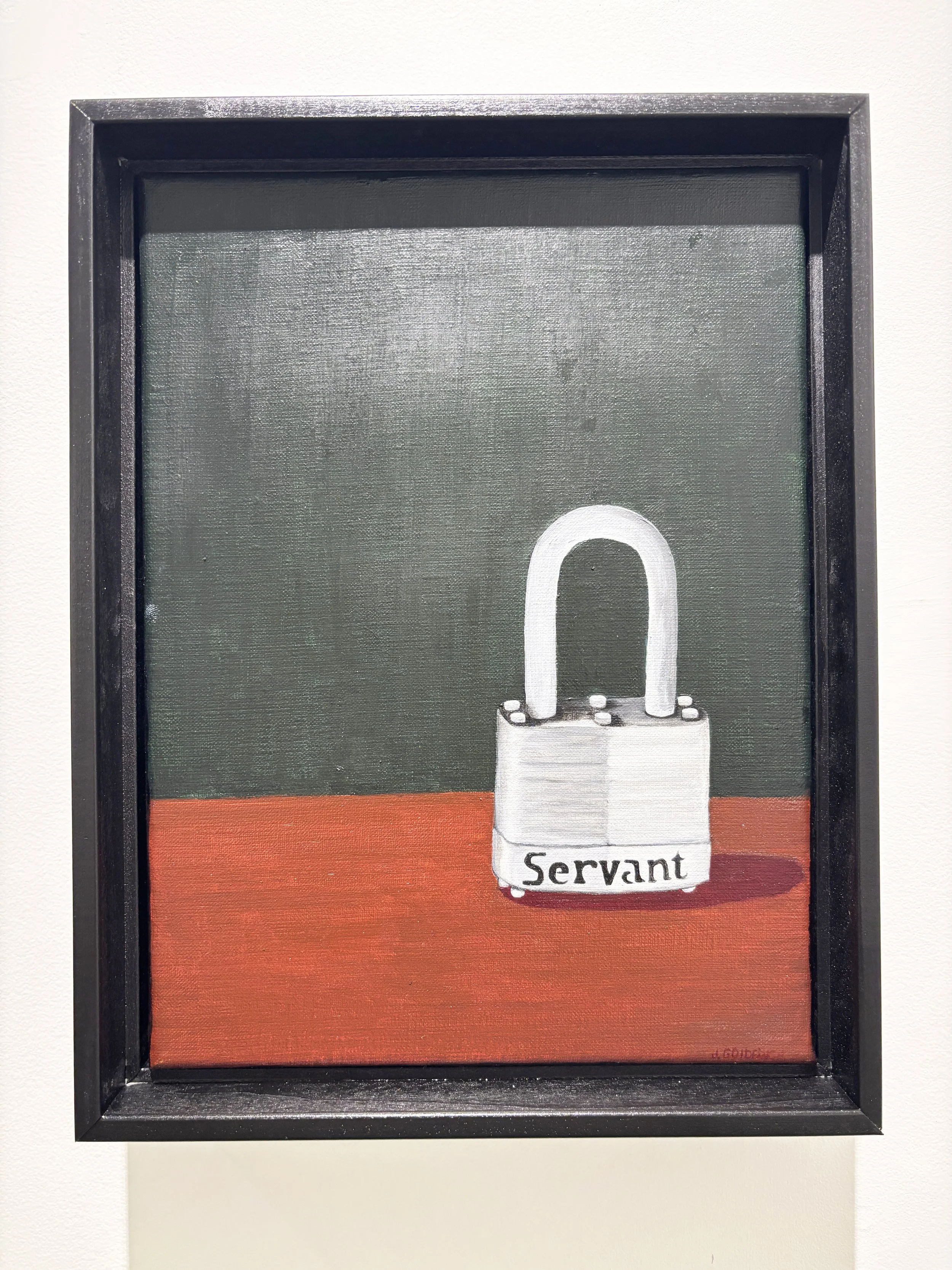 "Servant"
oil on linen
9" x 12"
$2000.