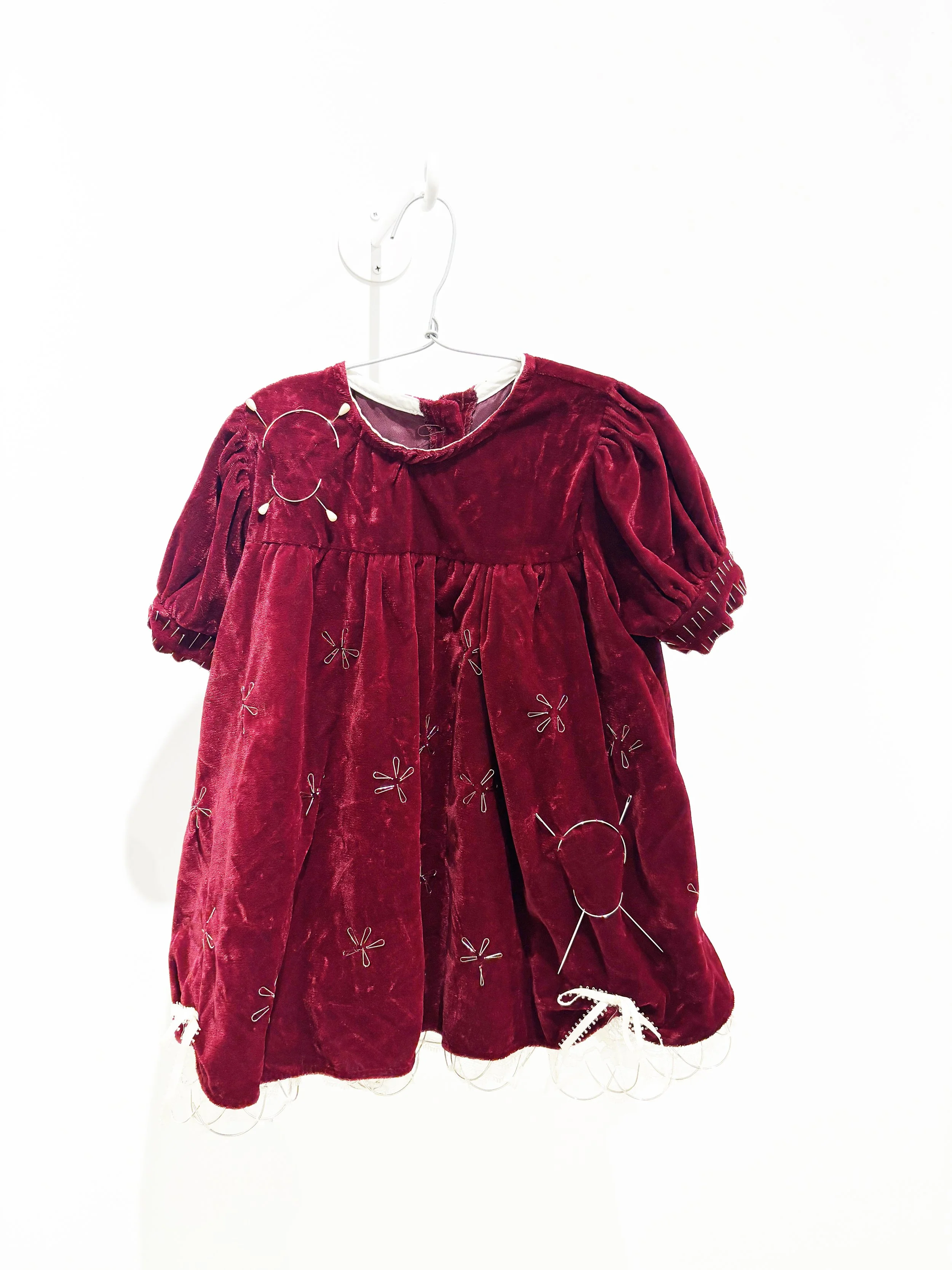 "Needles and Pins"
discarded dress, notions
$1500.