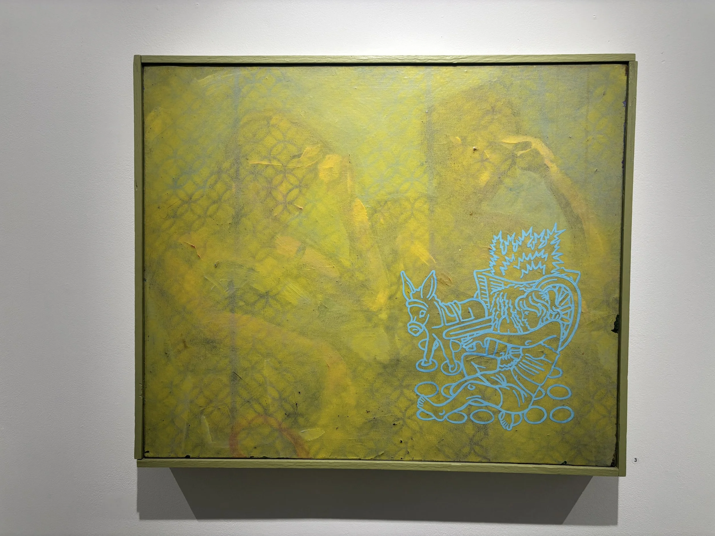 3. " Torcedor!"
oil, latex, and polyacrylic on stretched canvas with artist-made frame
$2450.00